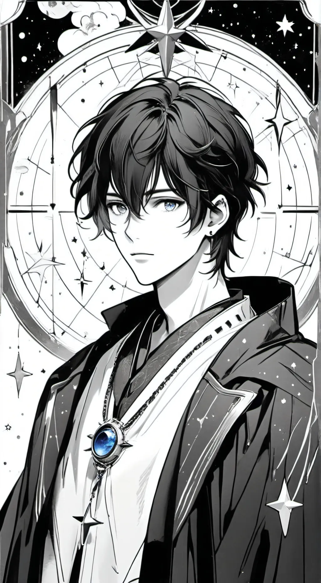 ai character: Merlin✨ background