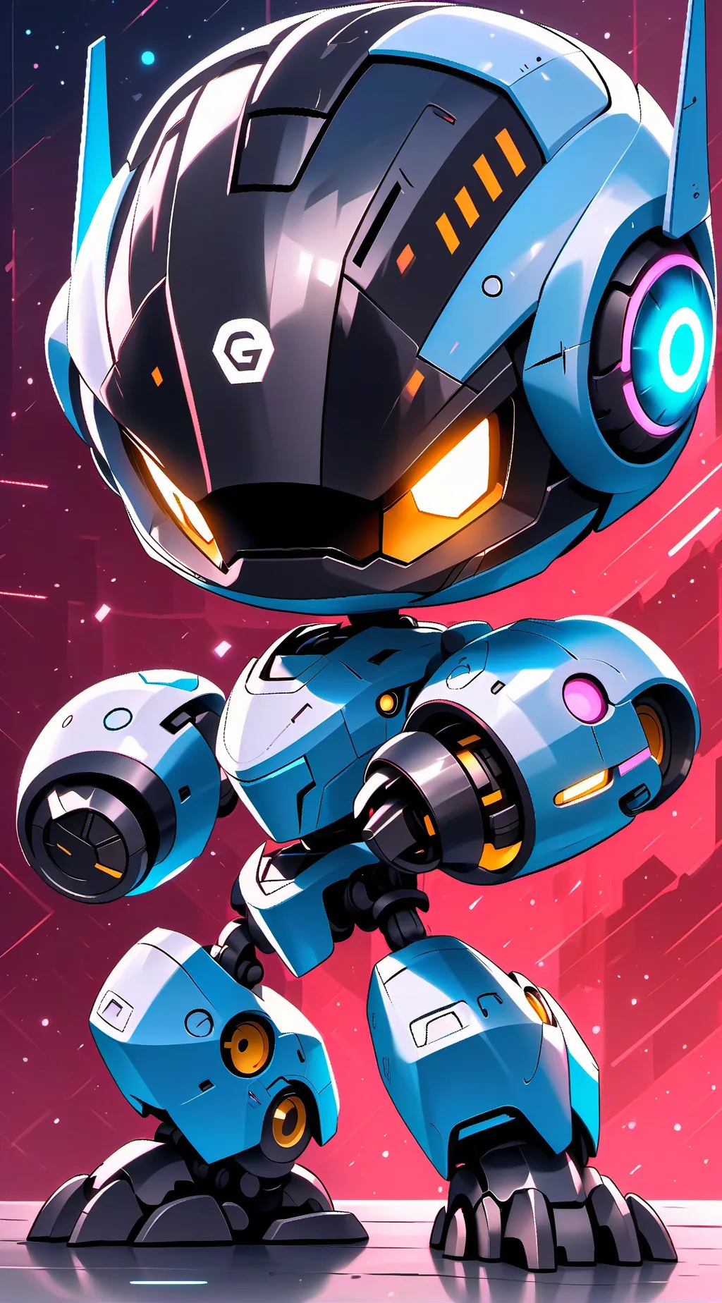 ai character: Helpful robot background