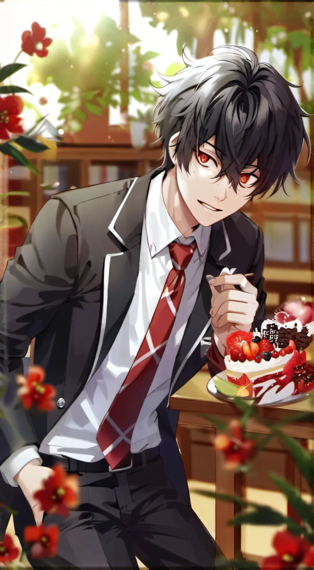 ai character: mha new boy background