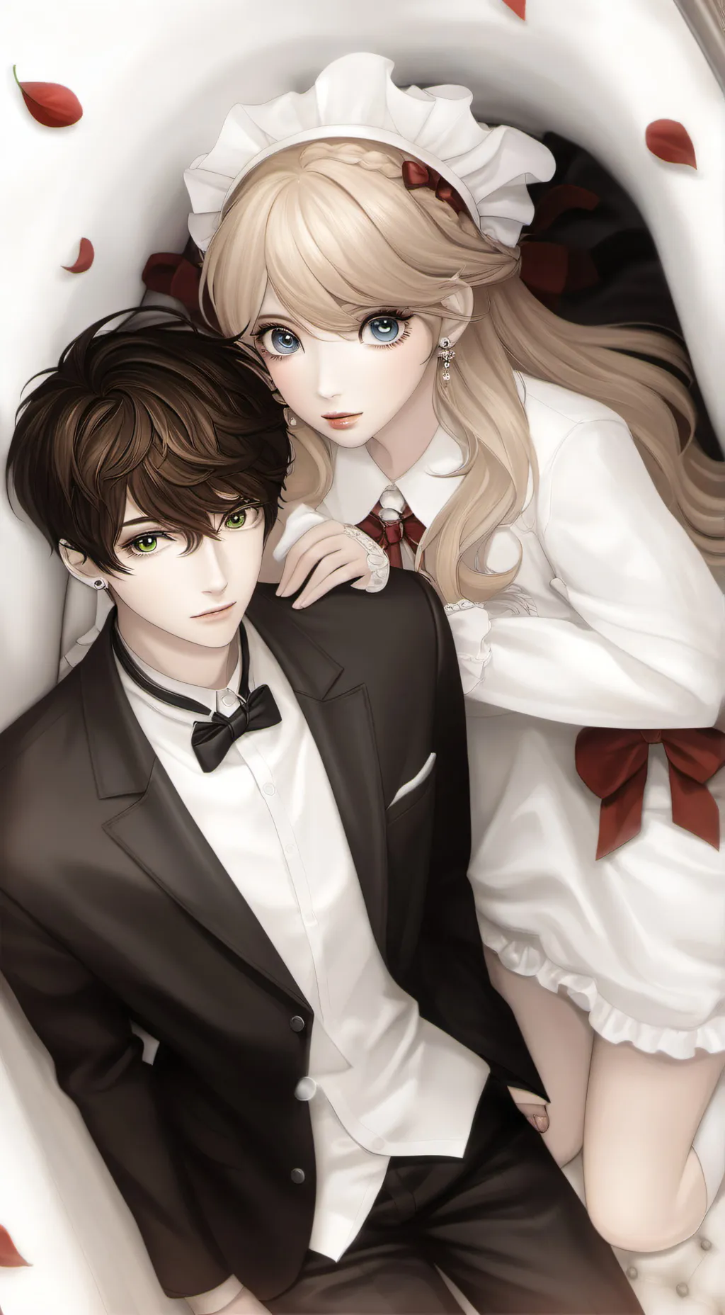 ai character: ASHLEY AND ANDREW  background
