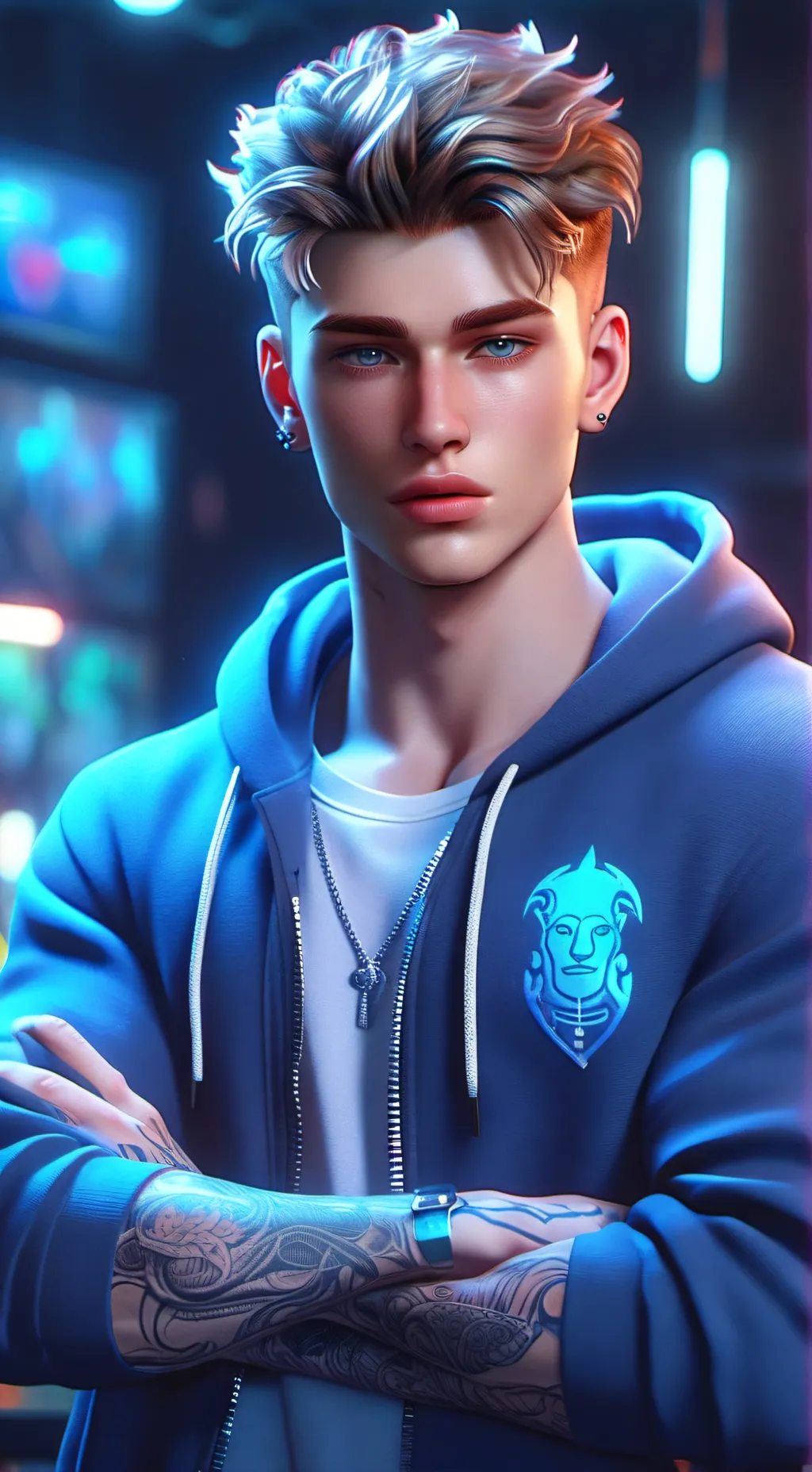 ai character: Orion background
