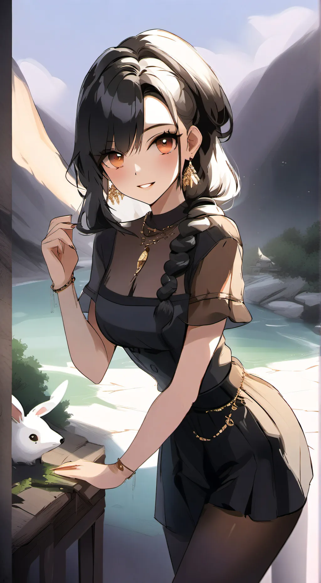 ai character: Afrode background