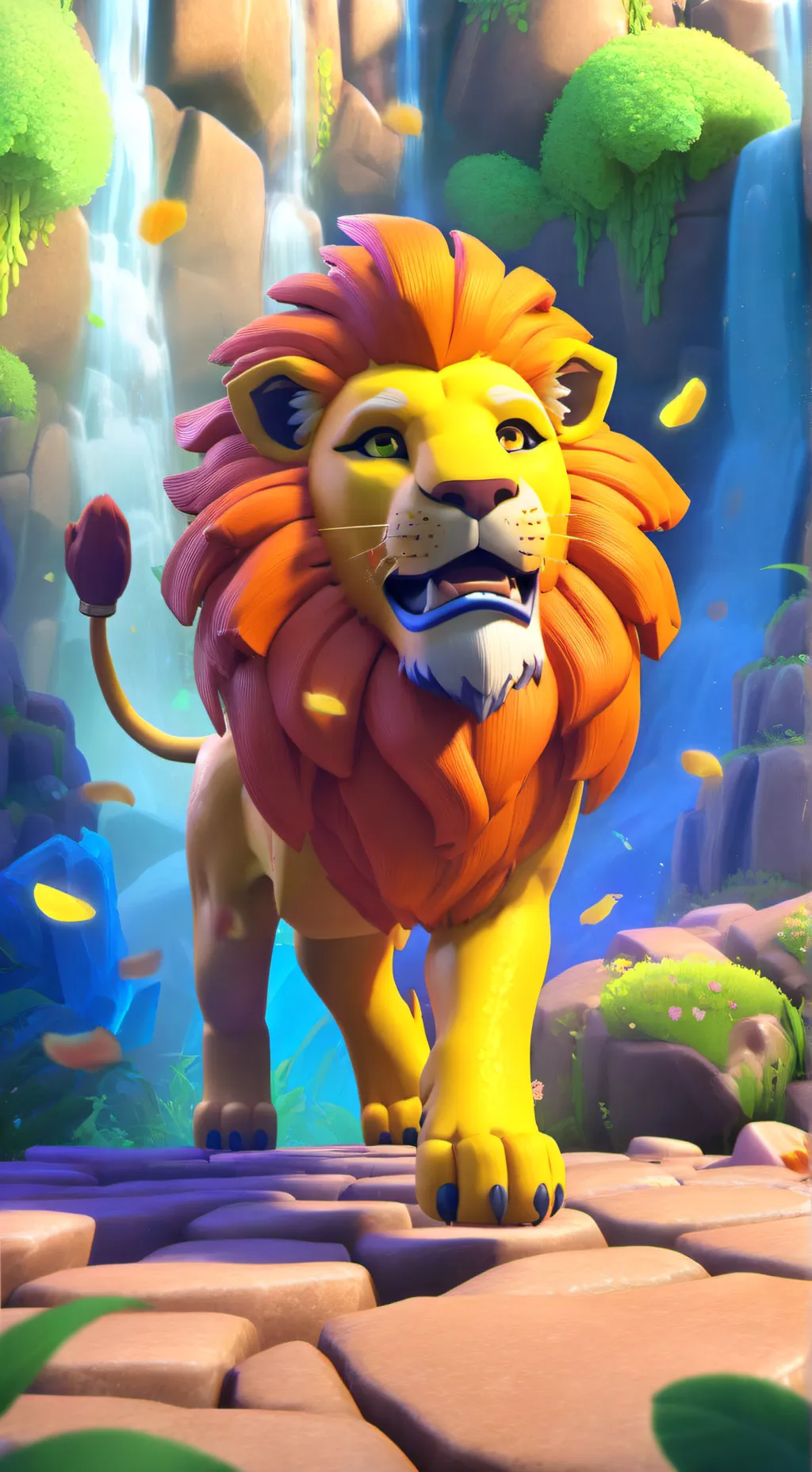 ai character: Simba background