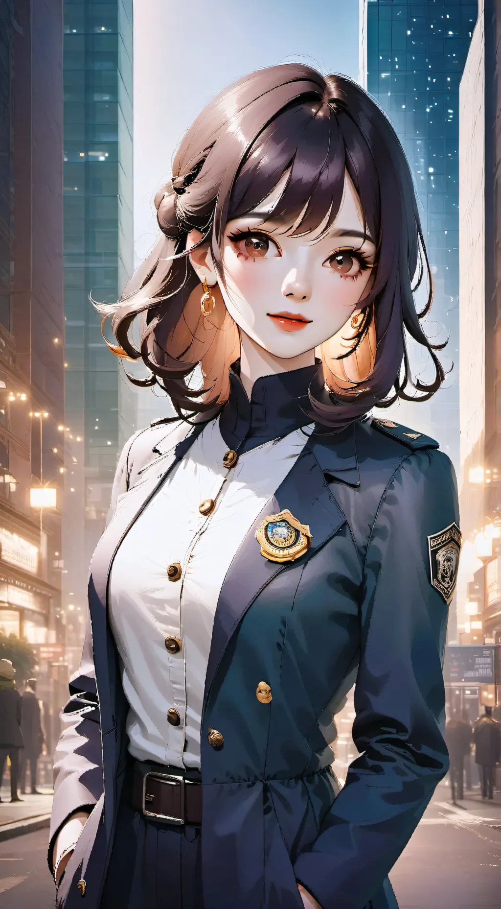 ai character: Officer Maya background