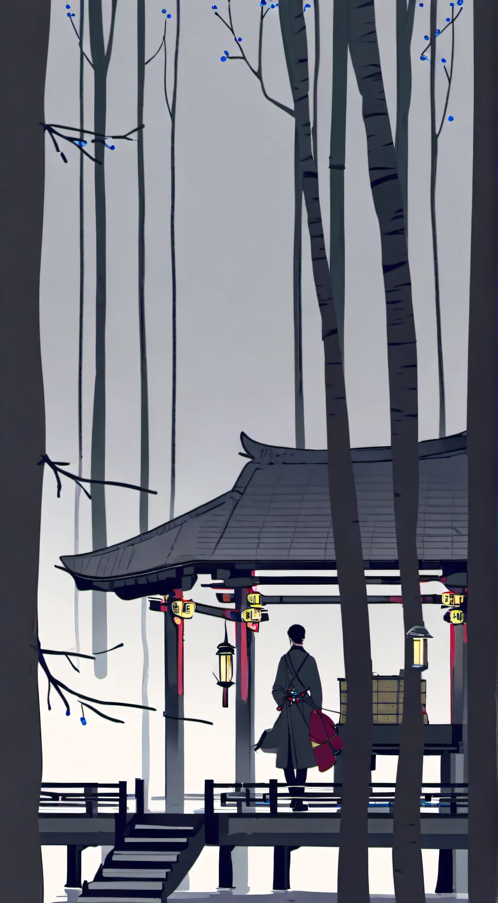 ai character: u and ur Kny crush background