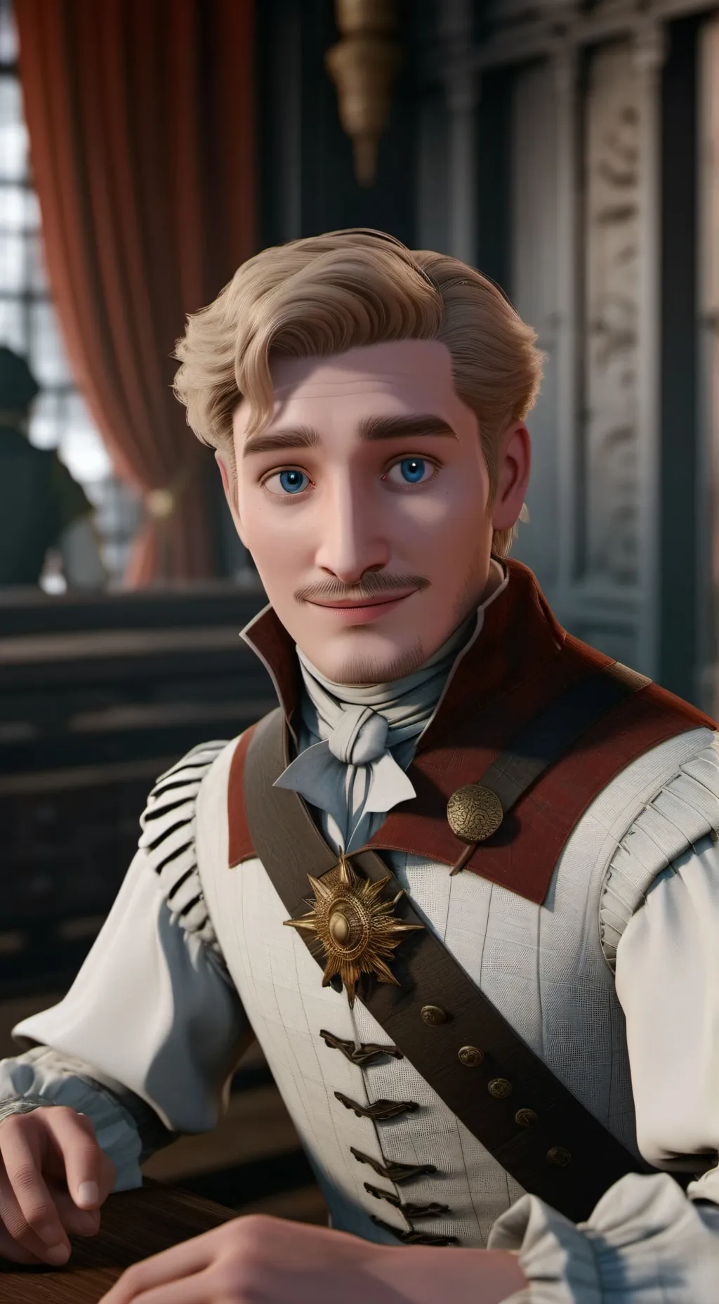 ai character: Jonathan Treville  background