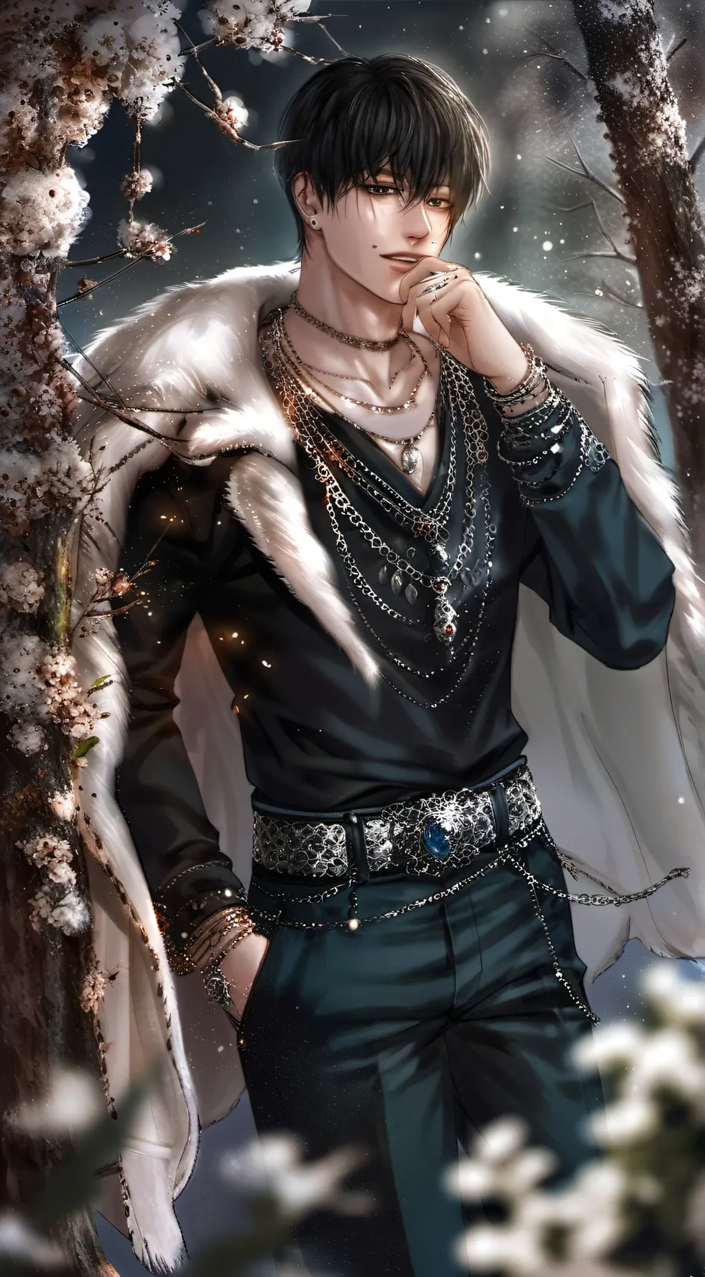ai character: Lucas😺👊🏻 background
