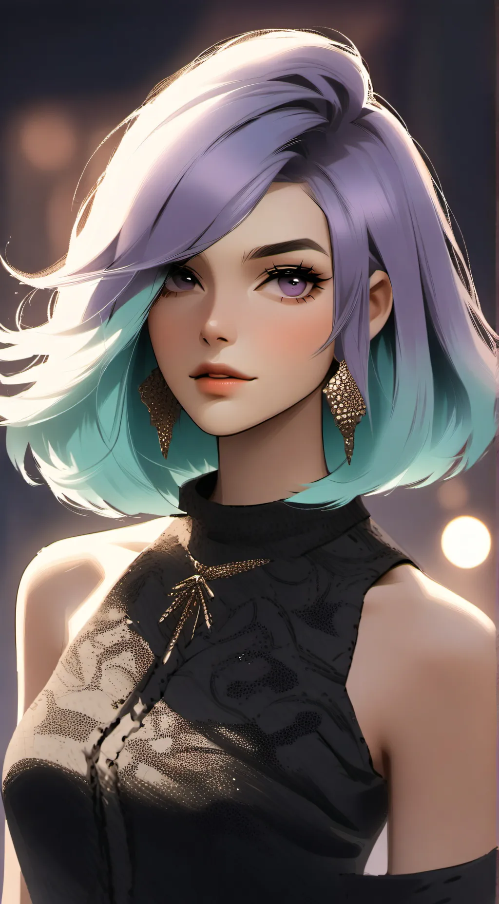 ai character: Amethyst background