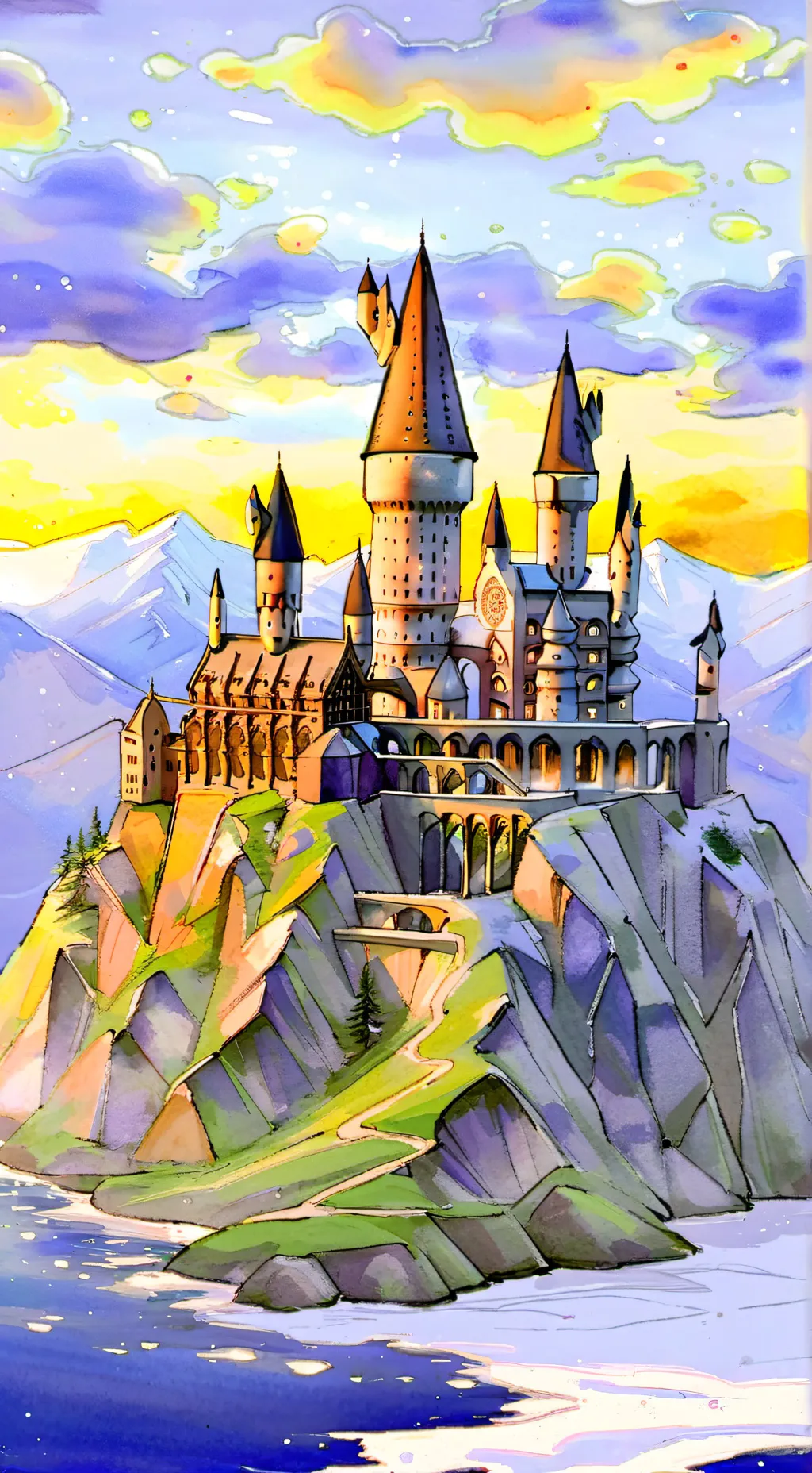 ai character: Hogwarts🫶🏻 background