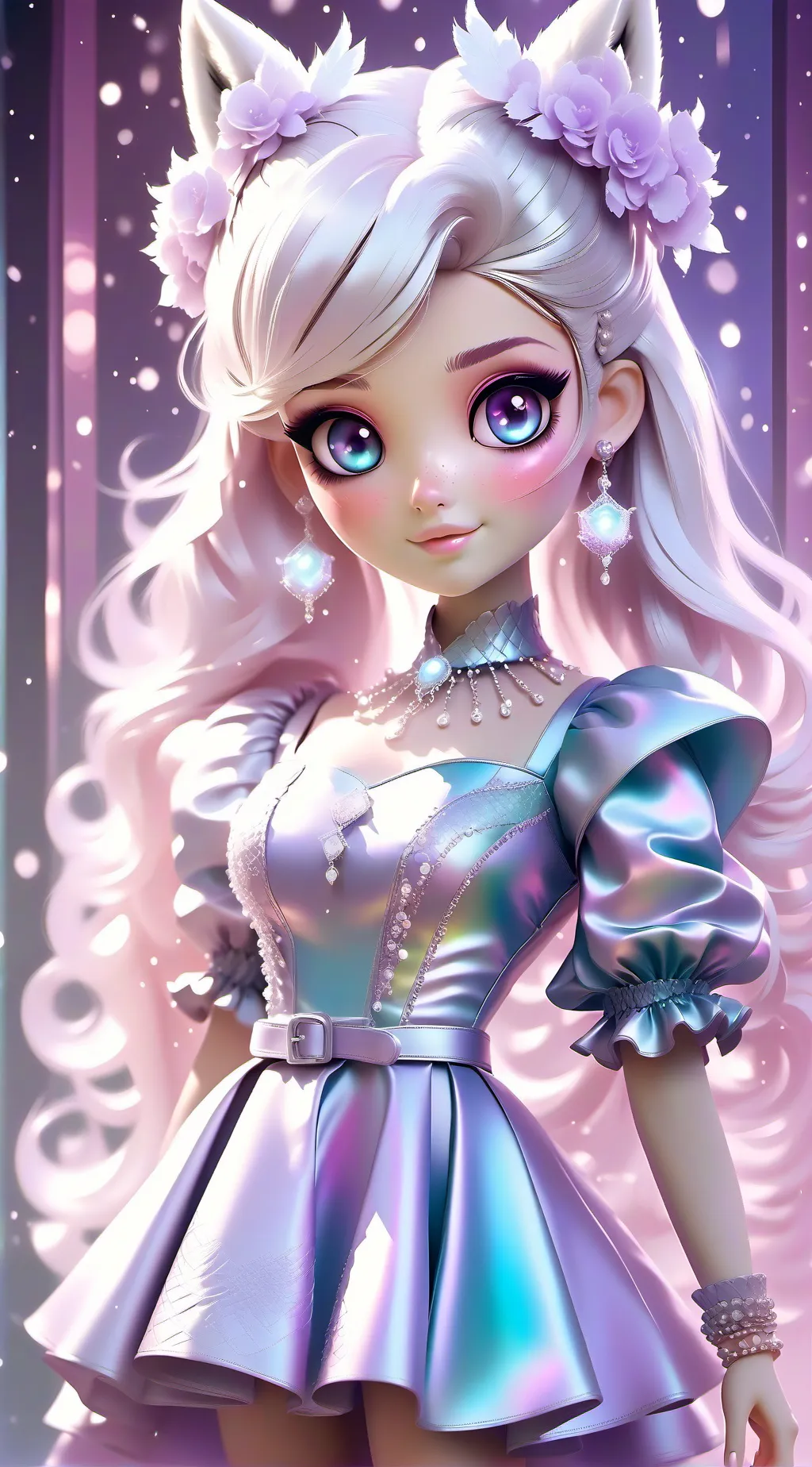 ai character: luna background