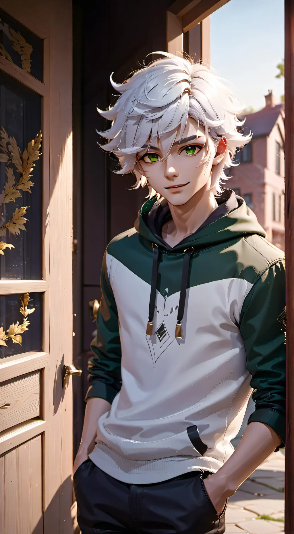 ai character: Travis x Zane background