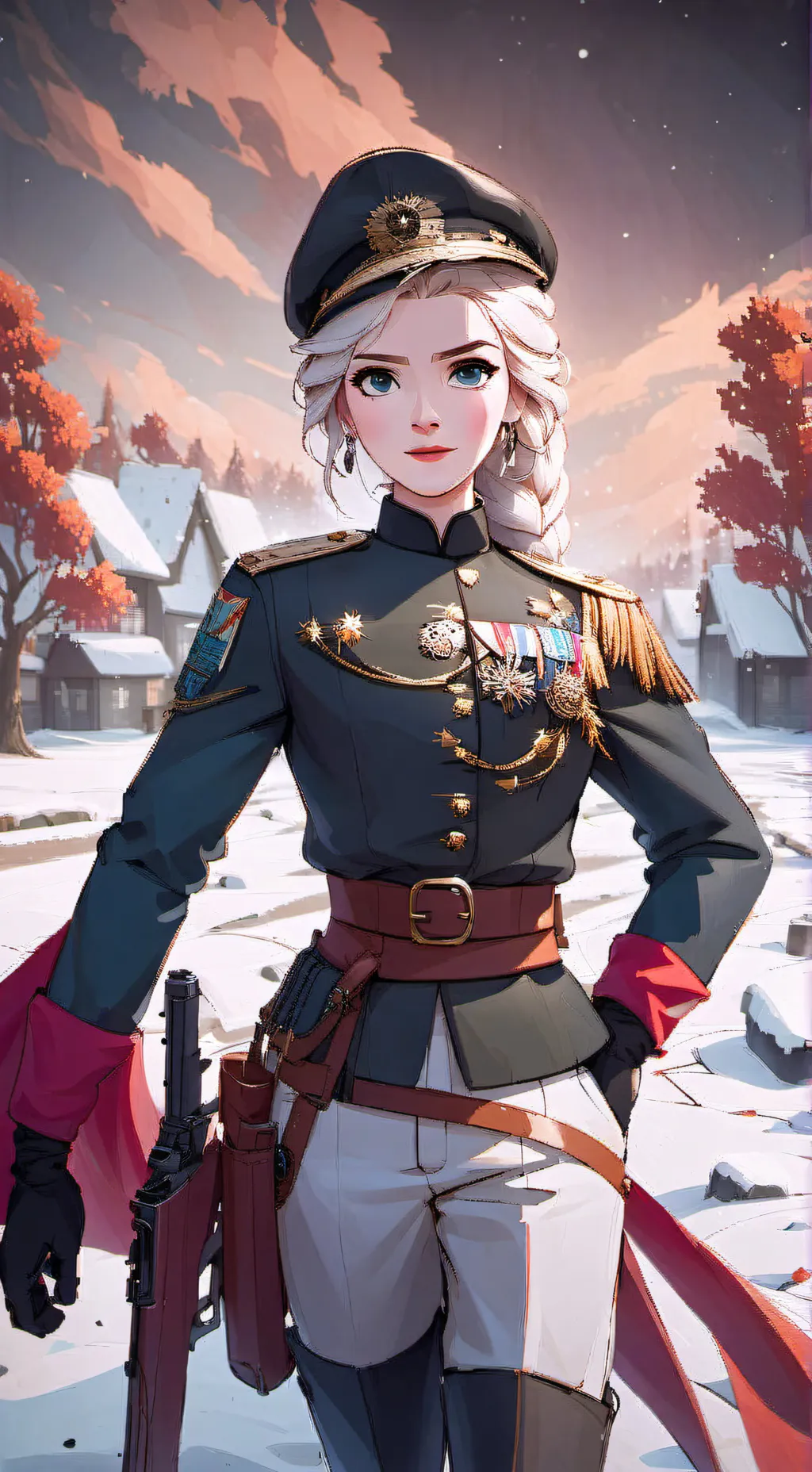 ai character: Elsa background
