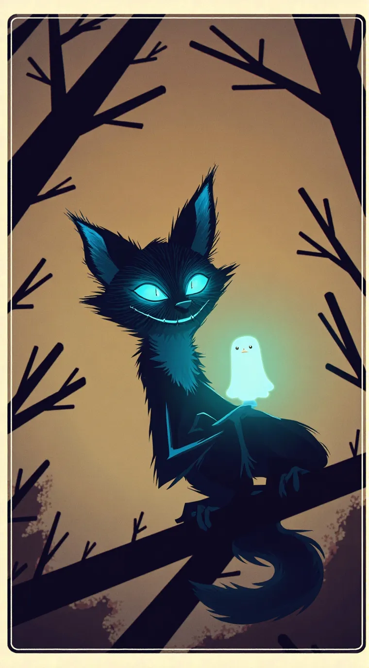 ai character: soul wolf background