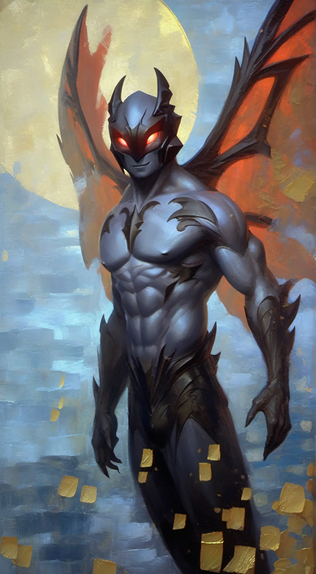 ai character: Mothman  background