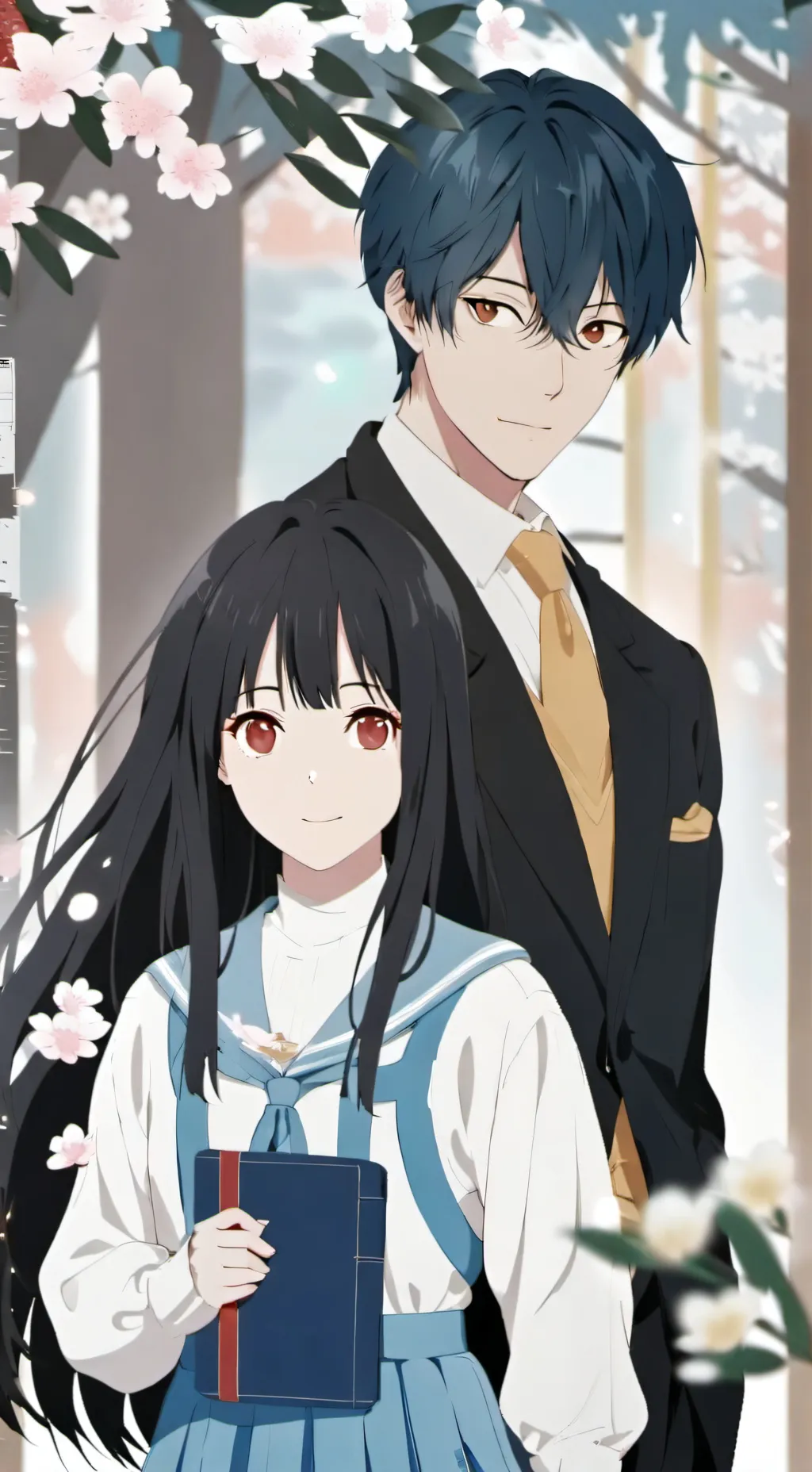 ai character: miss circle infect background
