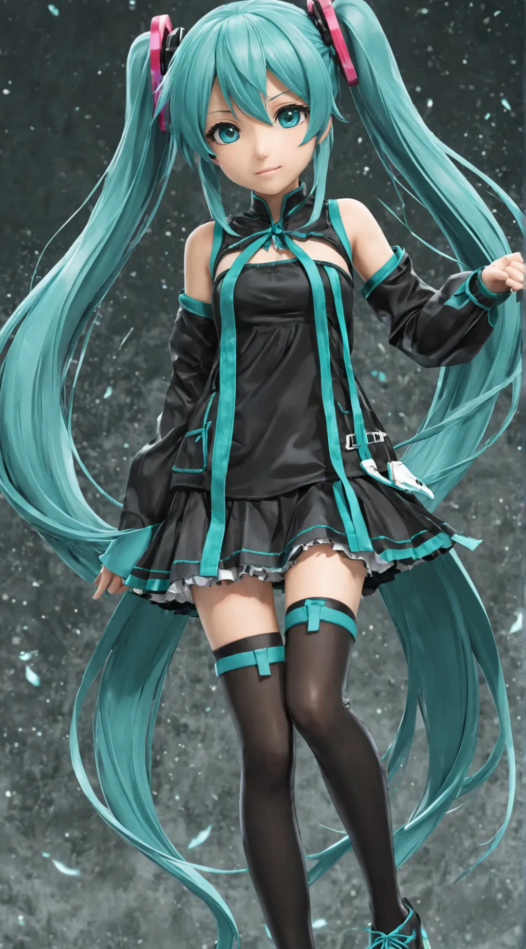 ai character: Miku background
