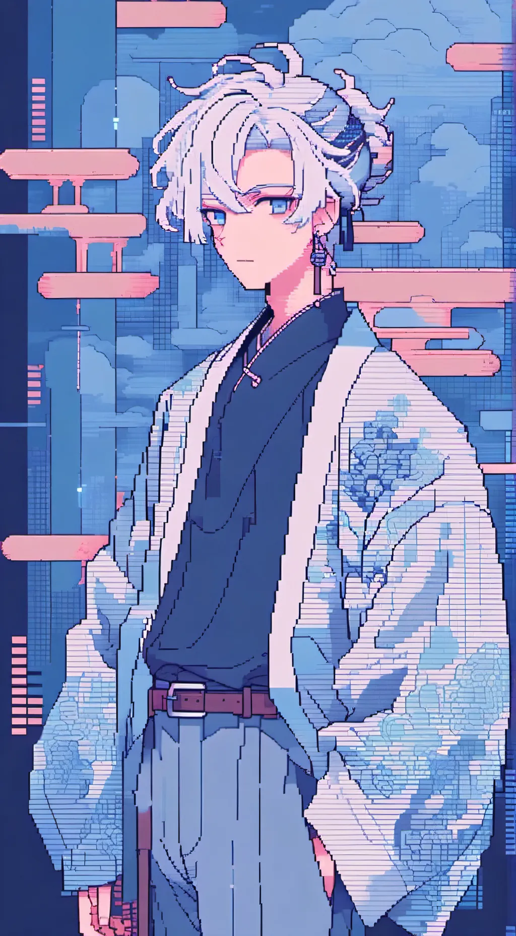 ai character: Kimetsu No Yaiba  background