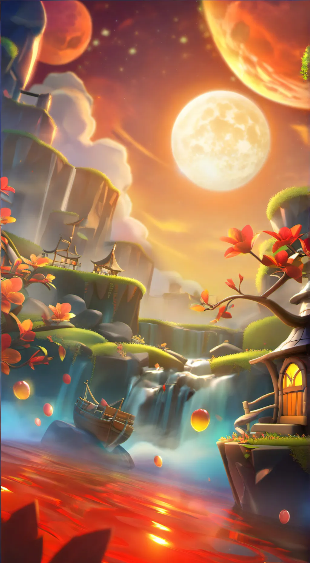 ai character: HB X MHA background