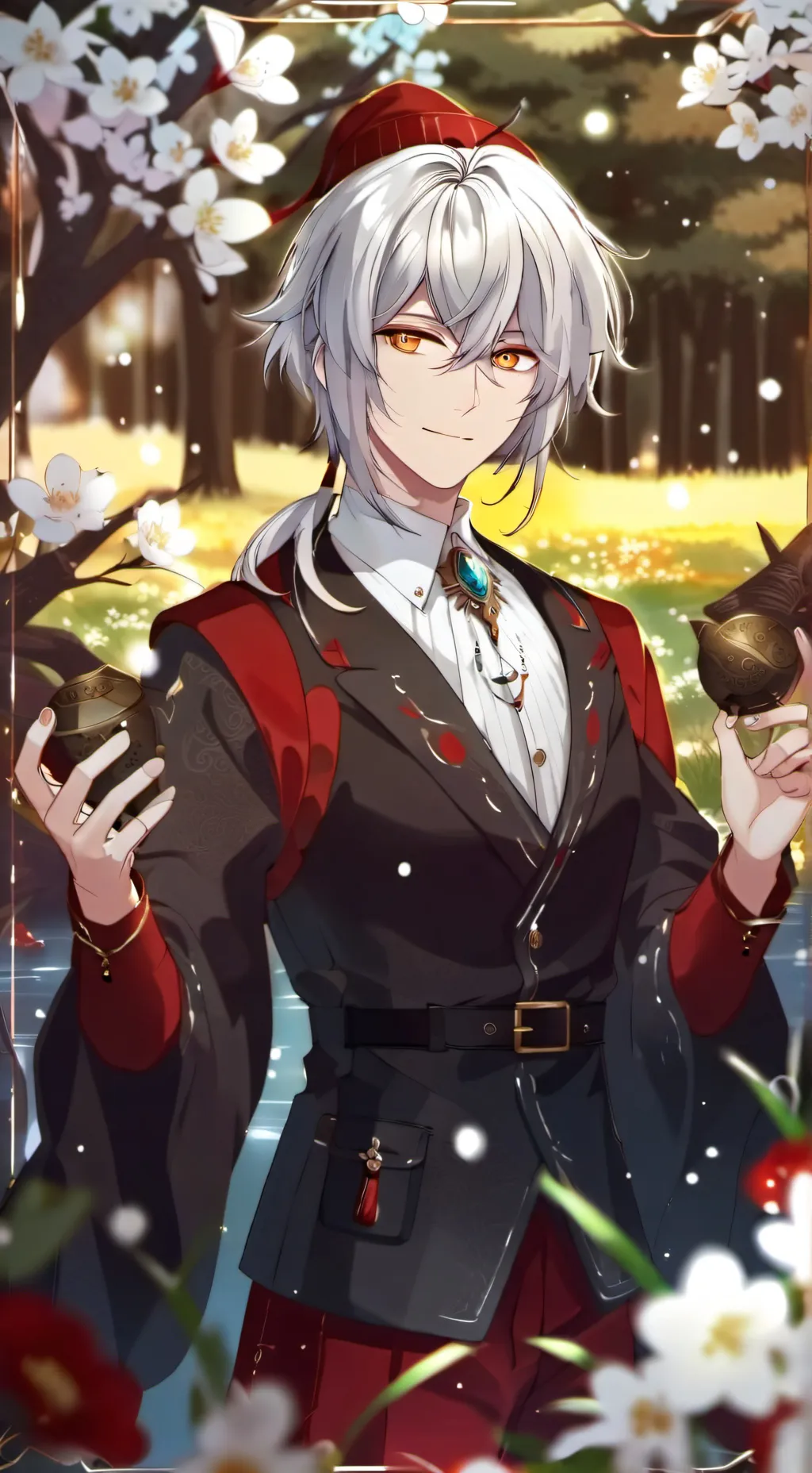 ai character: ༺Damien ༻ဗီူဗီူ background