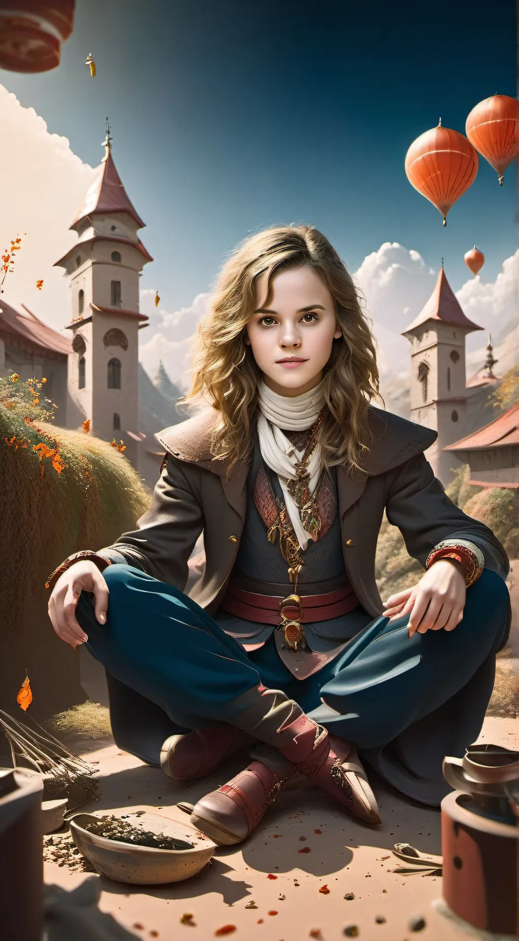 ai character: Hermione Granger  background