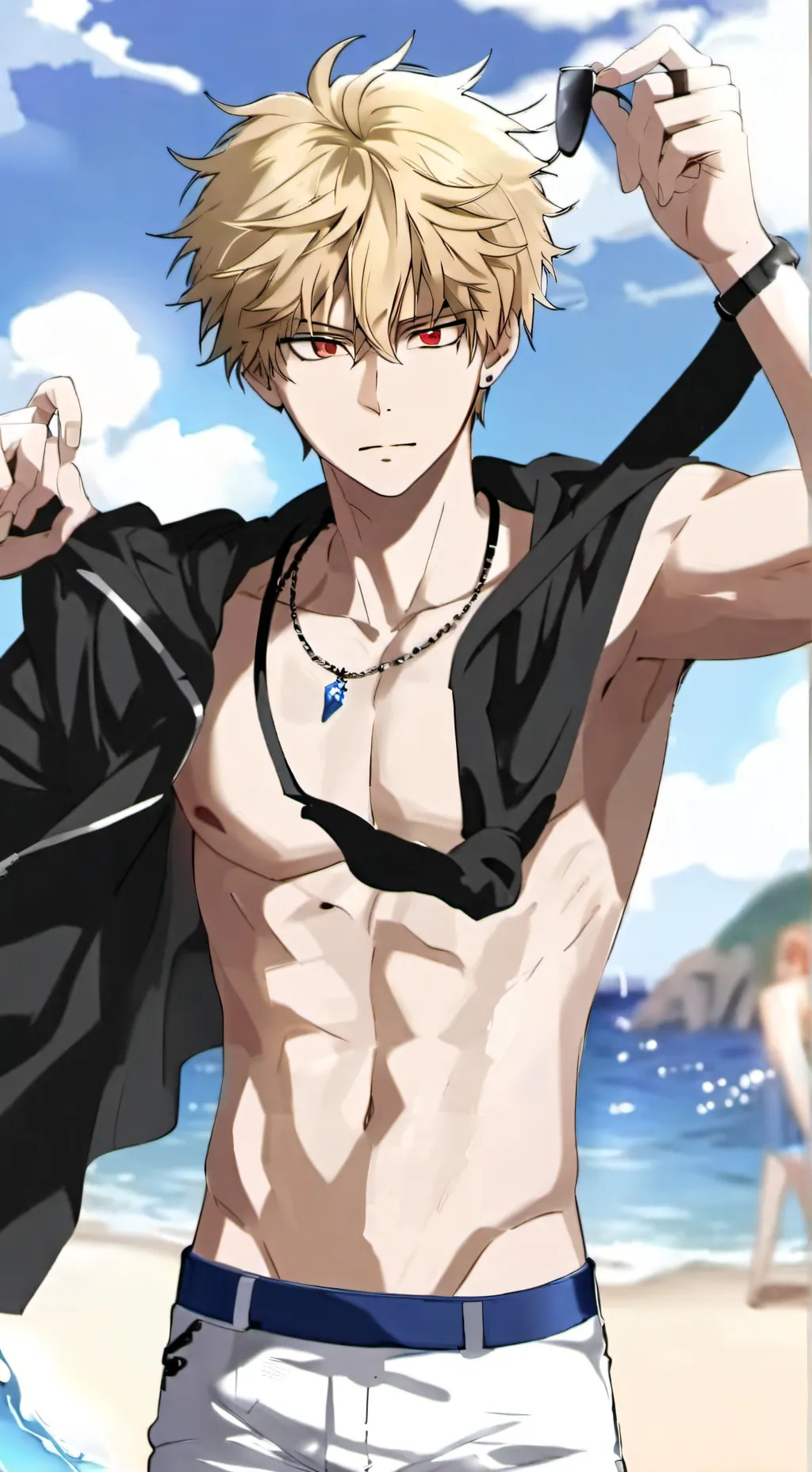 ai character: Kacchan background