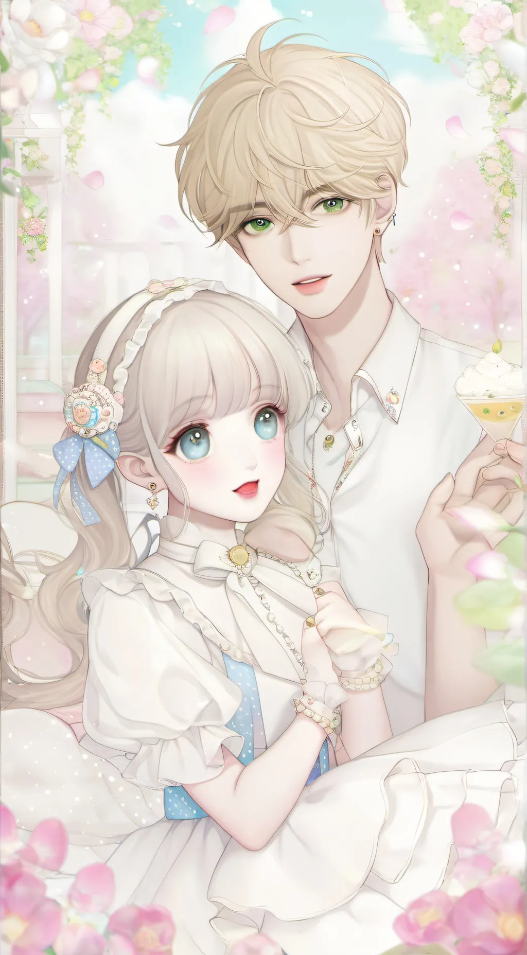ai character: James and emma background