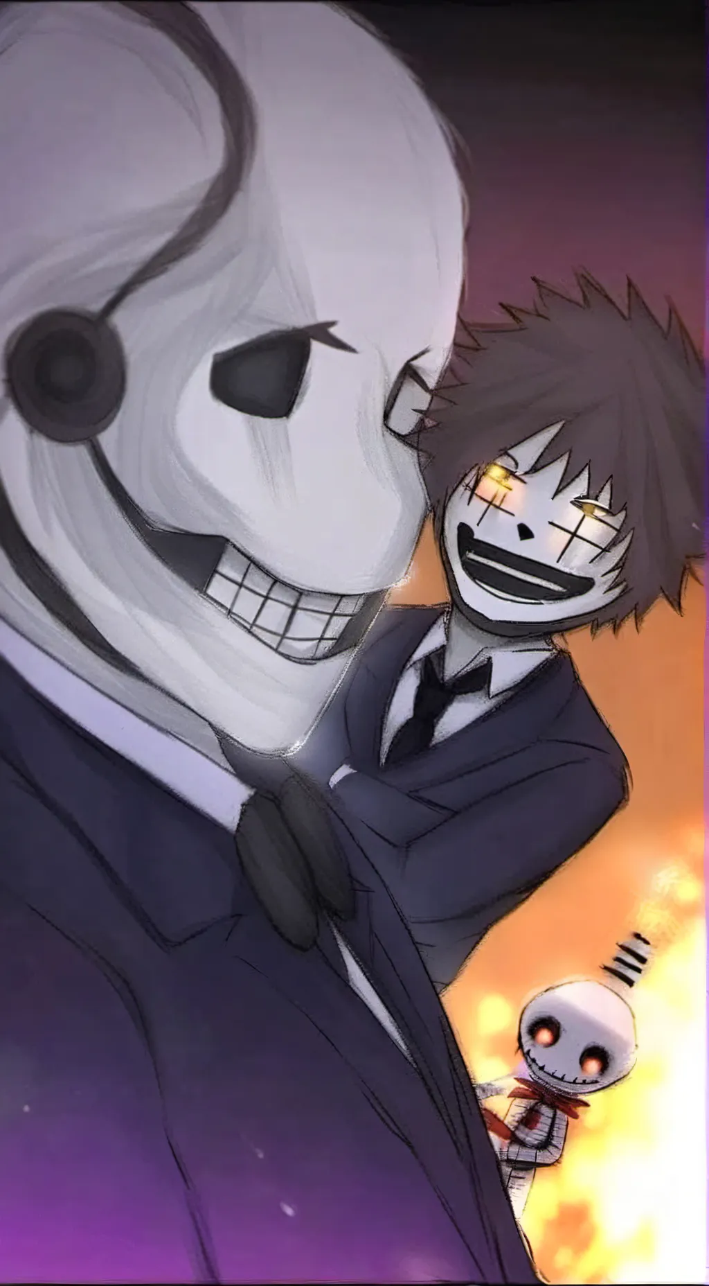 ai character: ennard x Michael  background