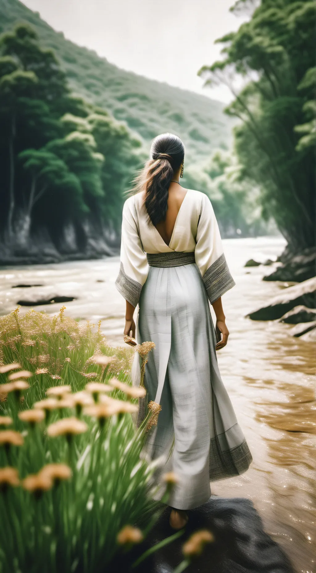ai character: La llorna background