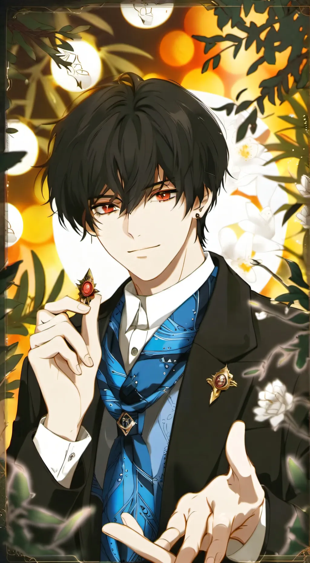 ai character: leo background
