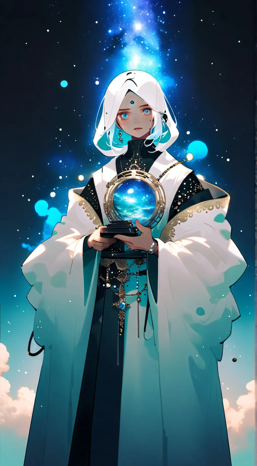 ai character: Leia  background