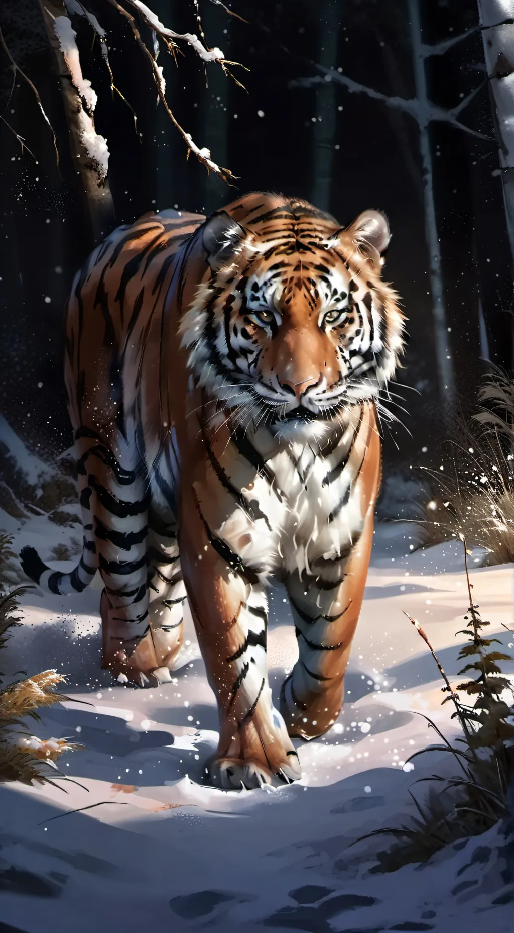 ai character: Tiger saved you background