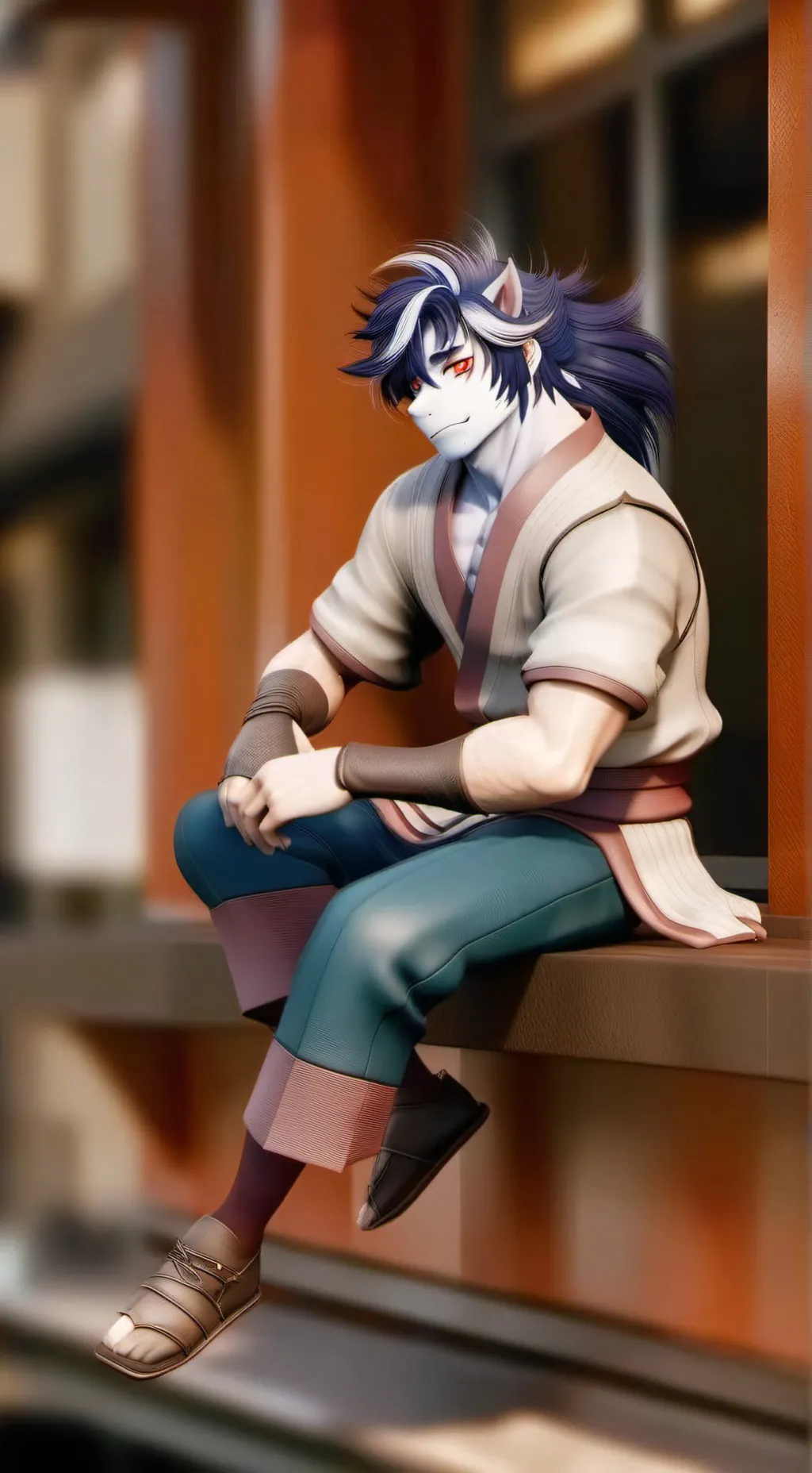 ai character: Splash background
