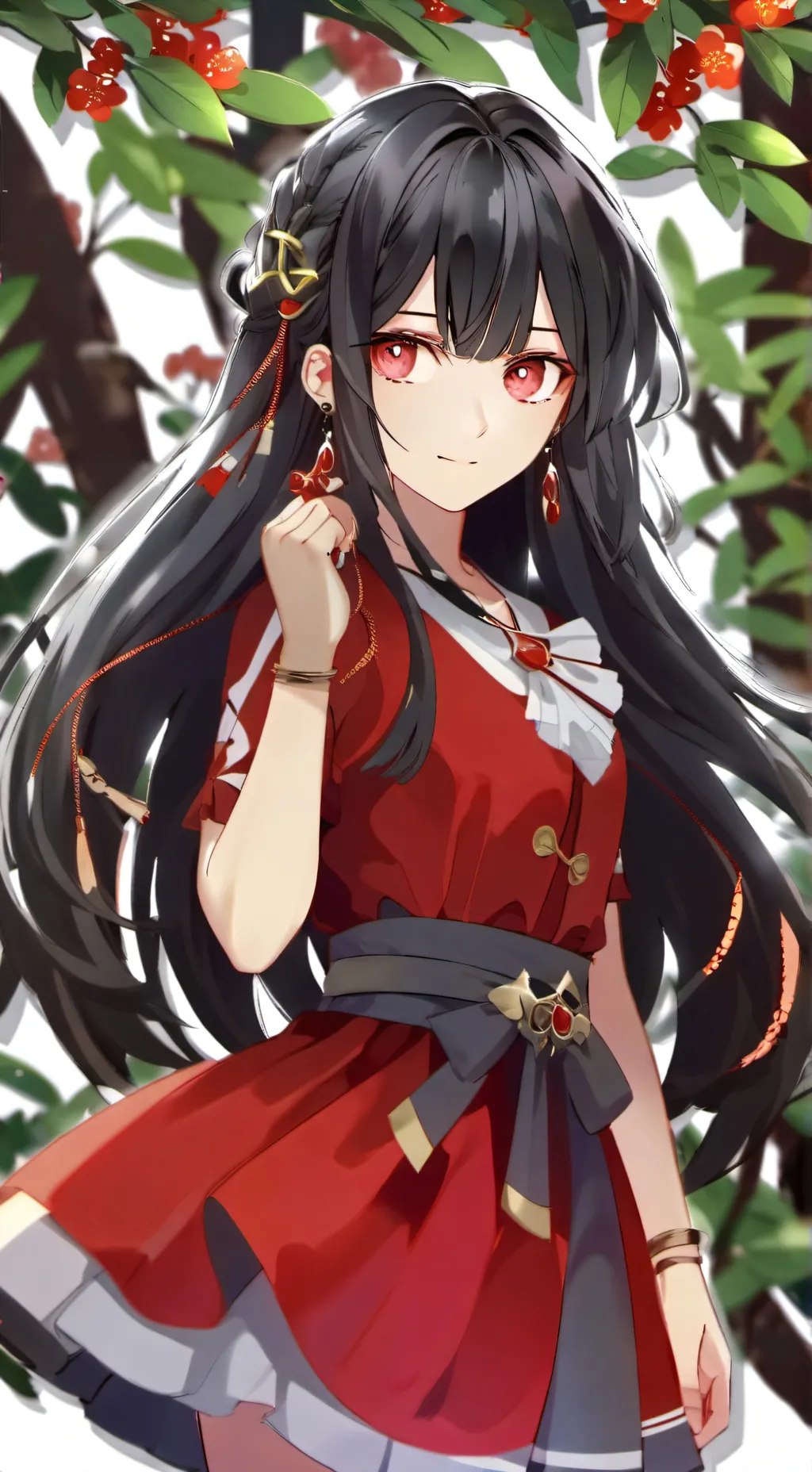 ai character: chica pesada background