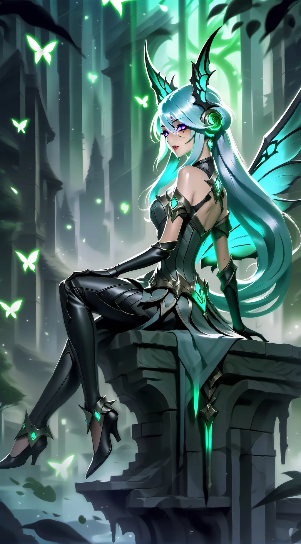 ai character: Goddessnovavt background