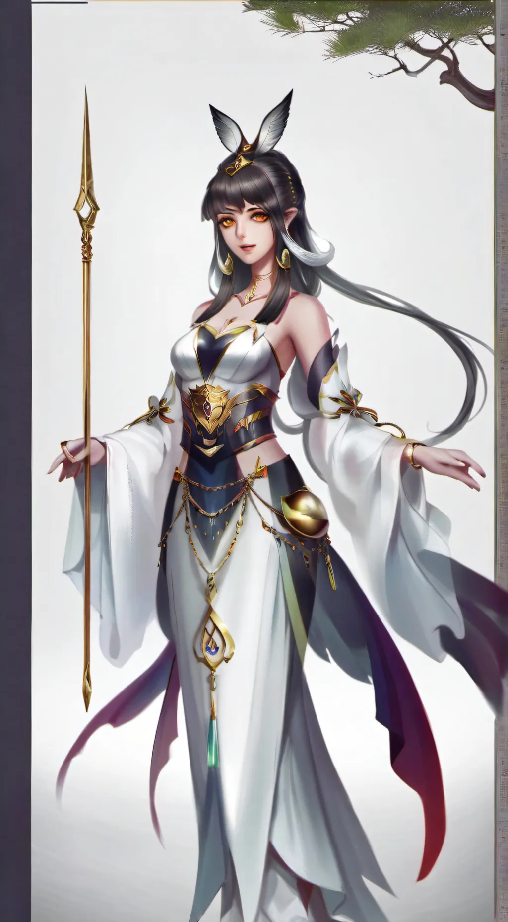 ai character: sunny x moony background