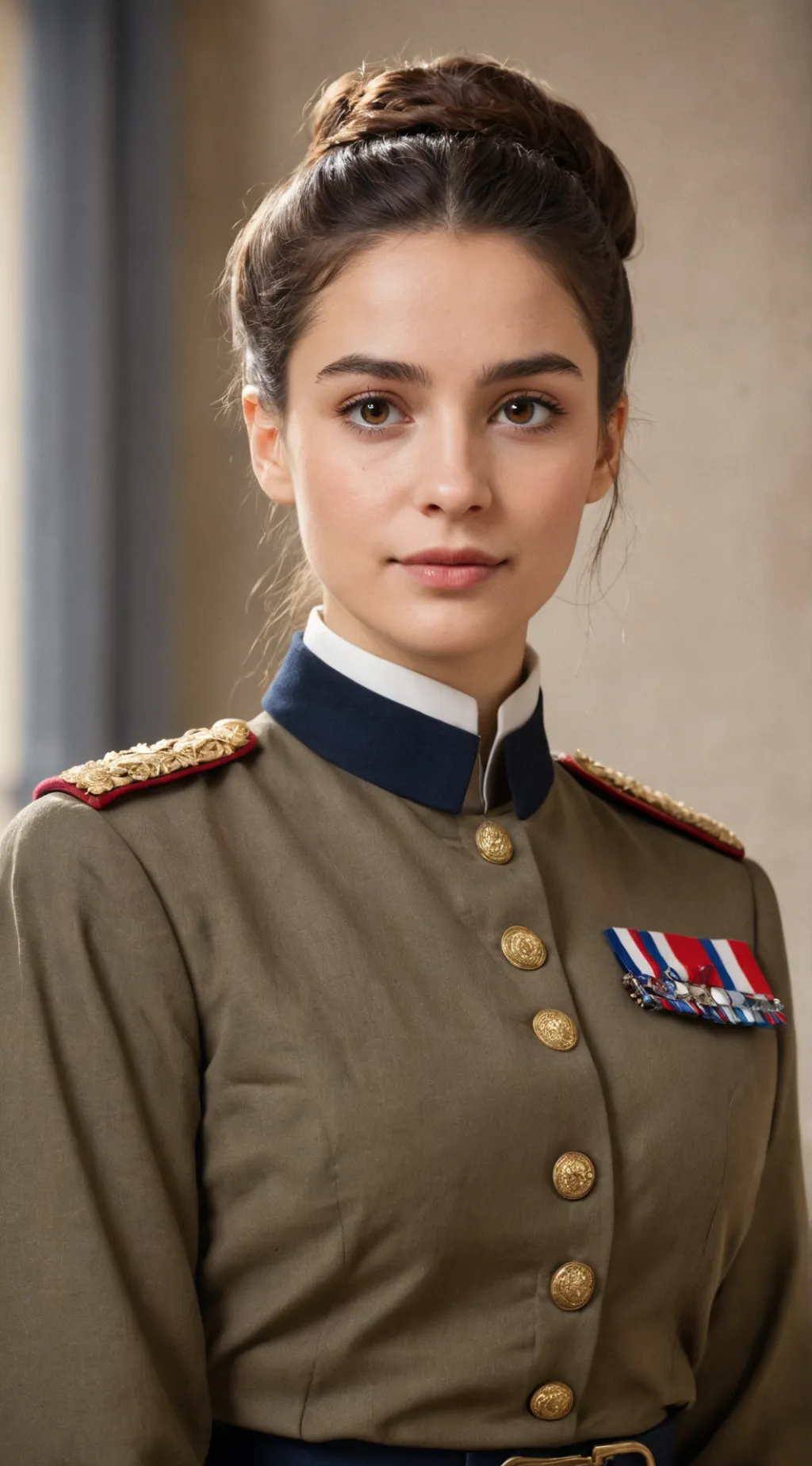 ai character: Brigadier Emilia  background