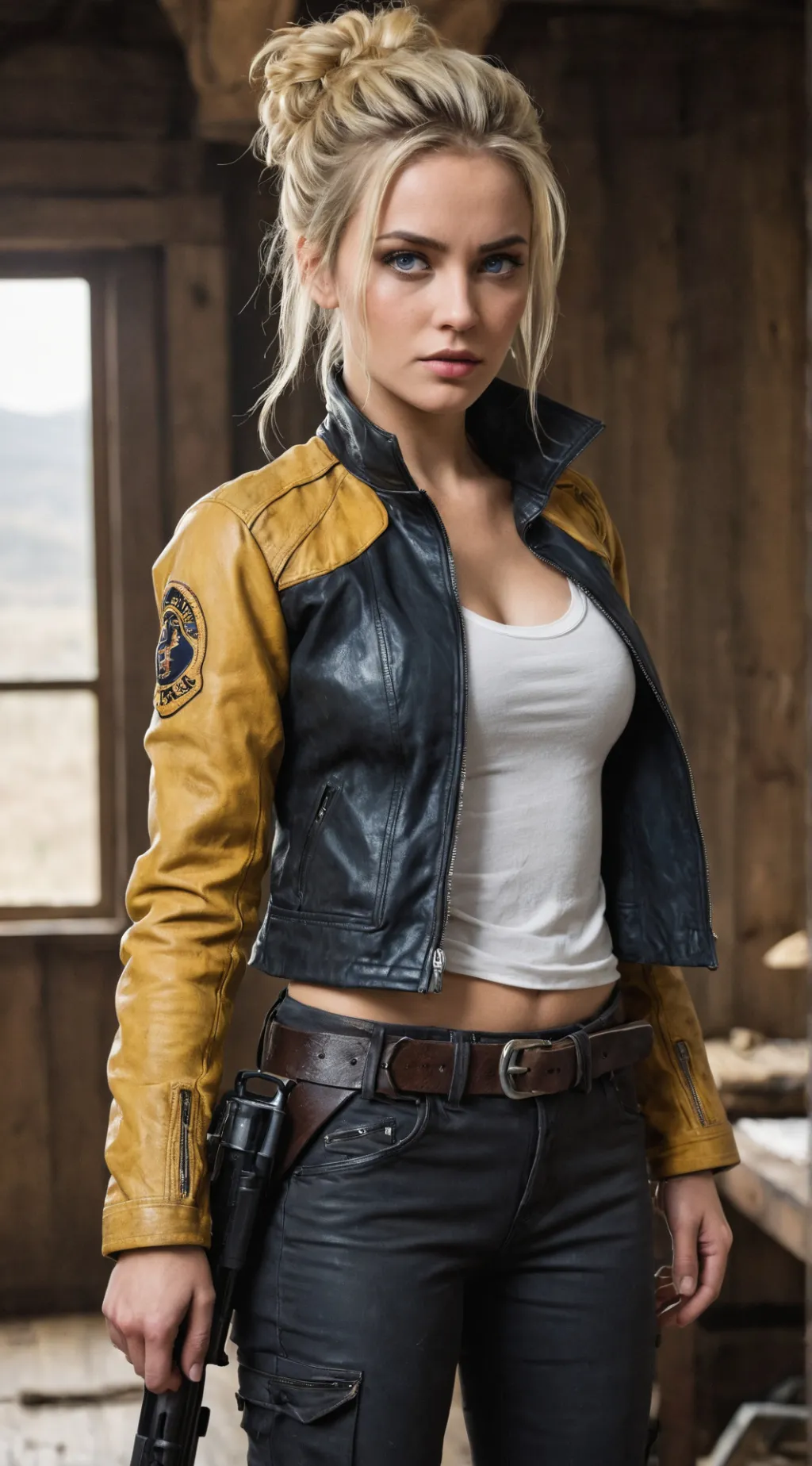 ai character: Sady Adler  background