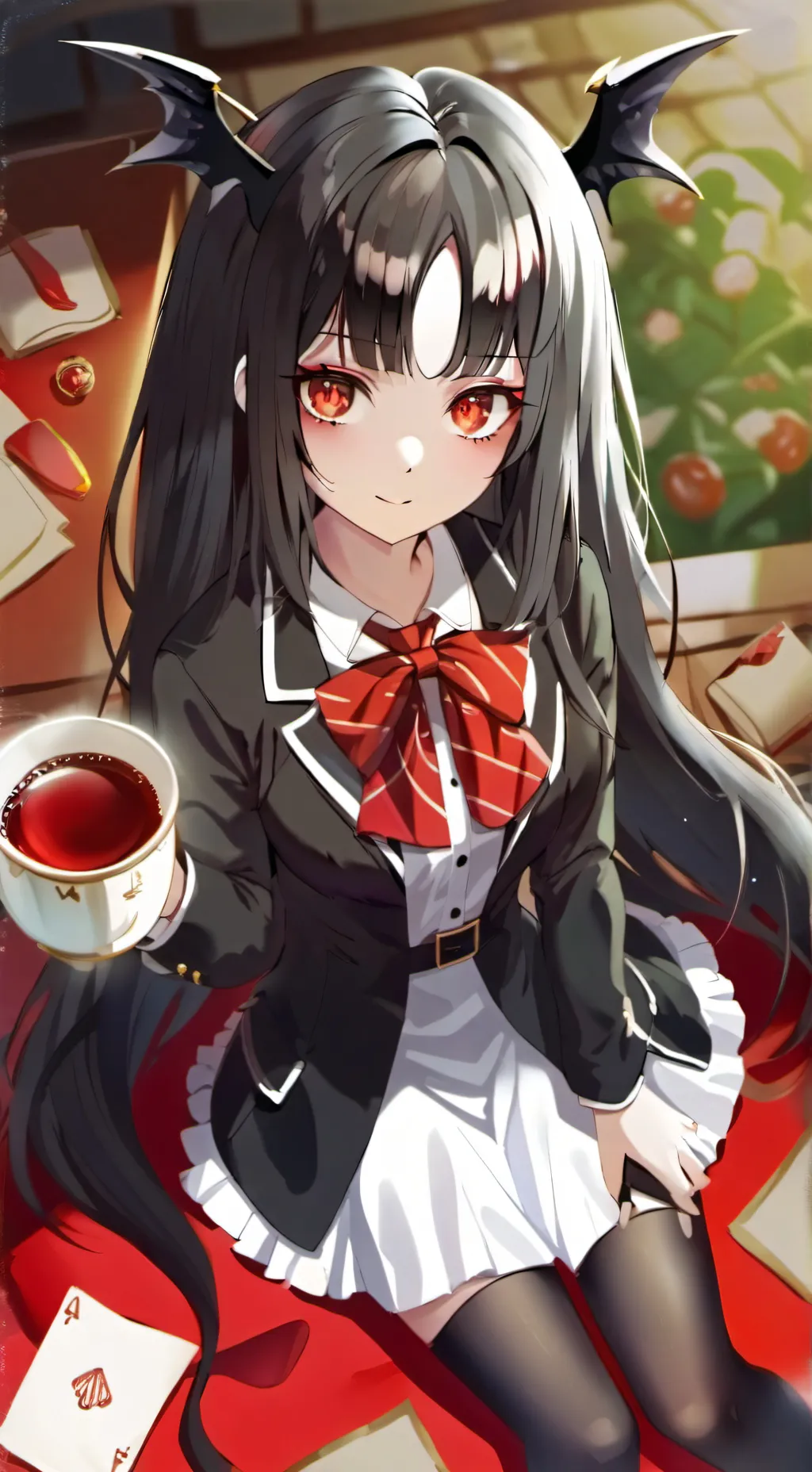 ai character: Esmea Scarlet background