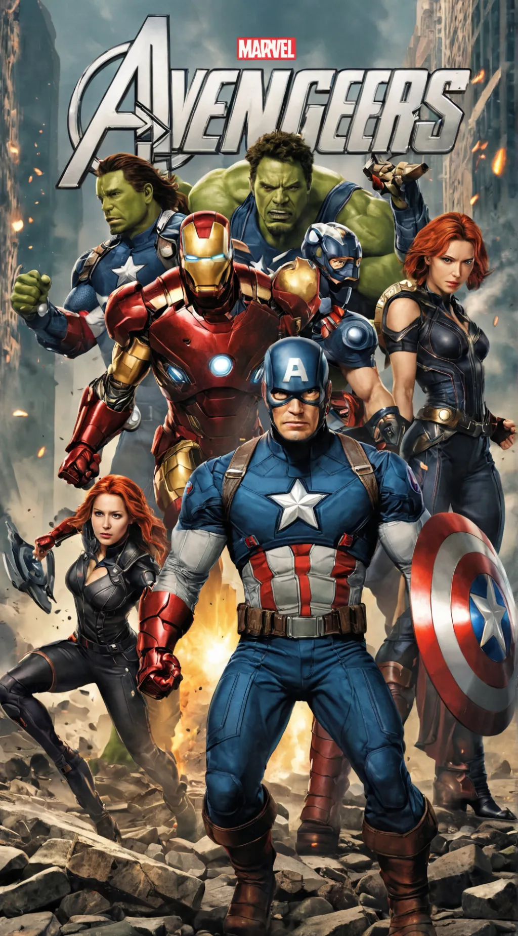 ai character: Avengers background