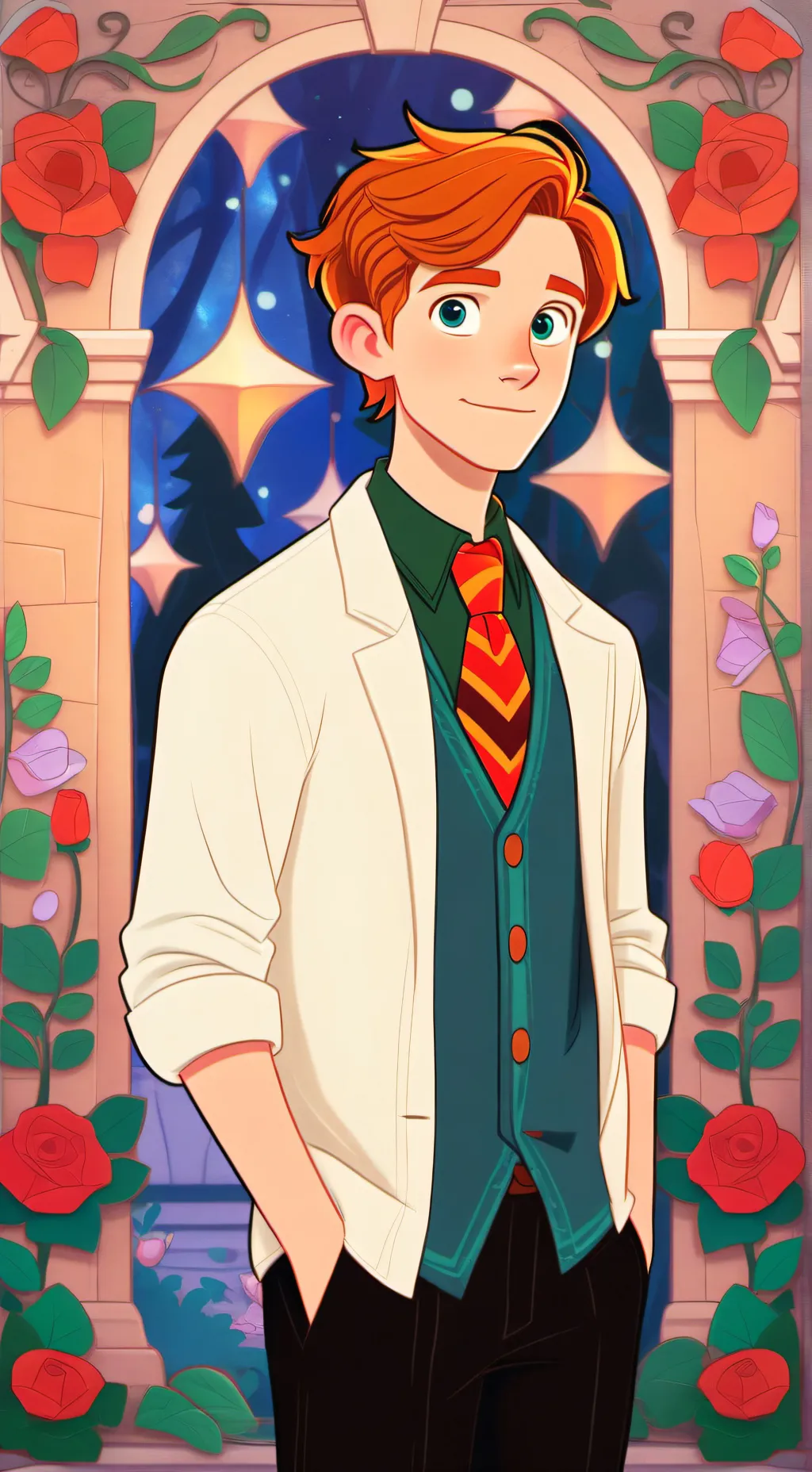 ai character: Fred Weasley background