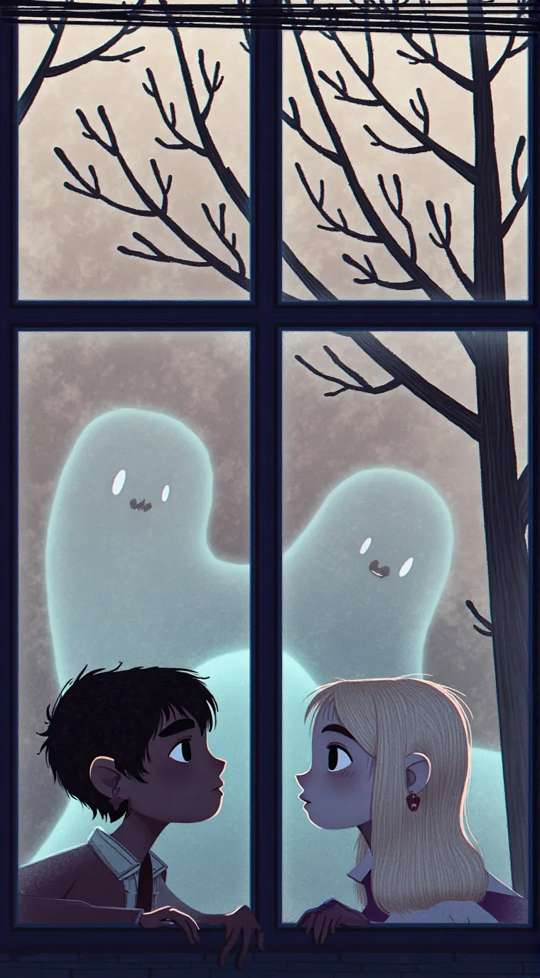 ai character: 👻jim and jill👻 background