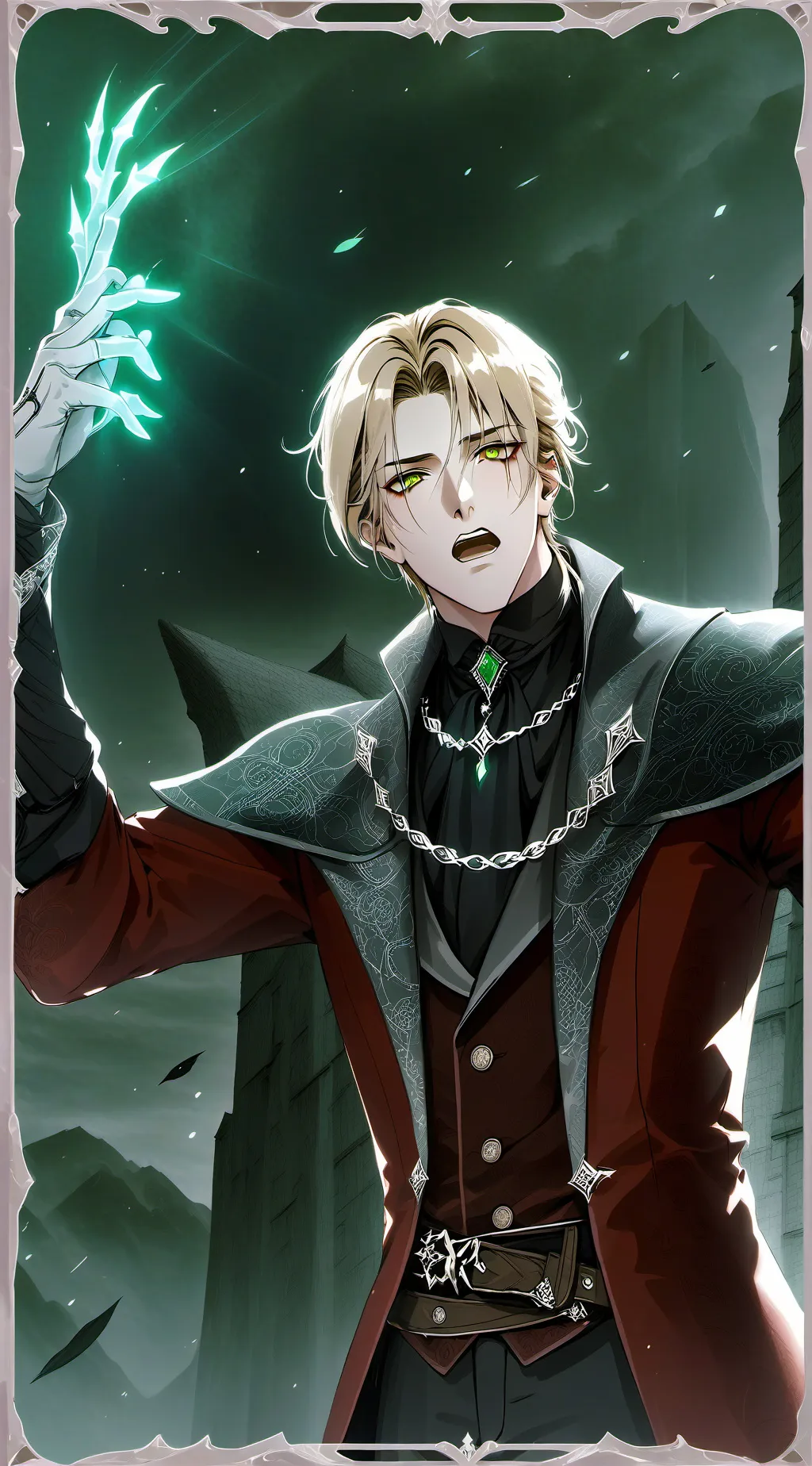 ai character: Prince sachet  background