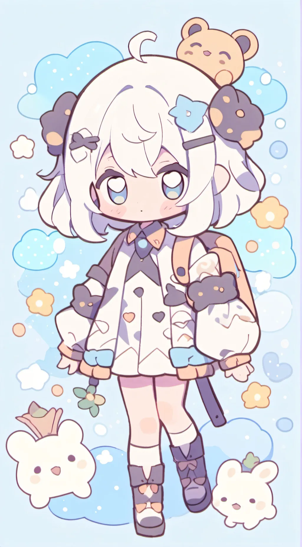 ai character: Spoiled little sis background
