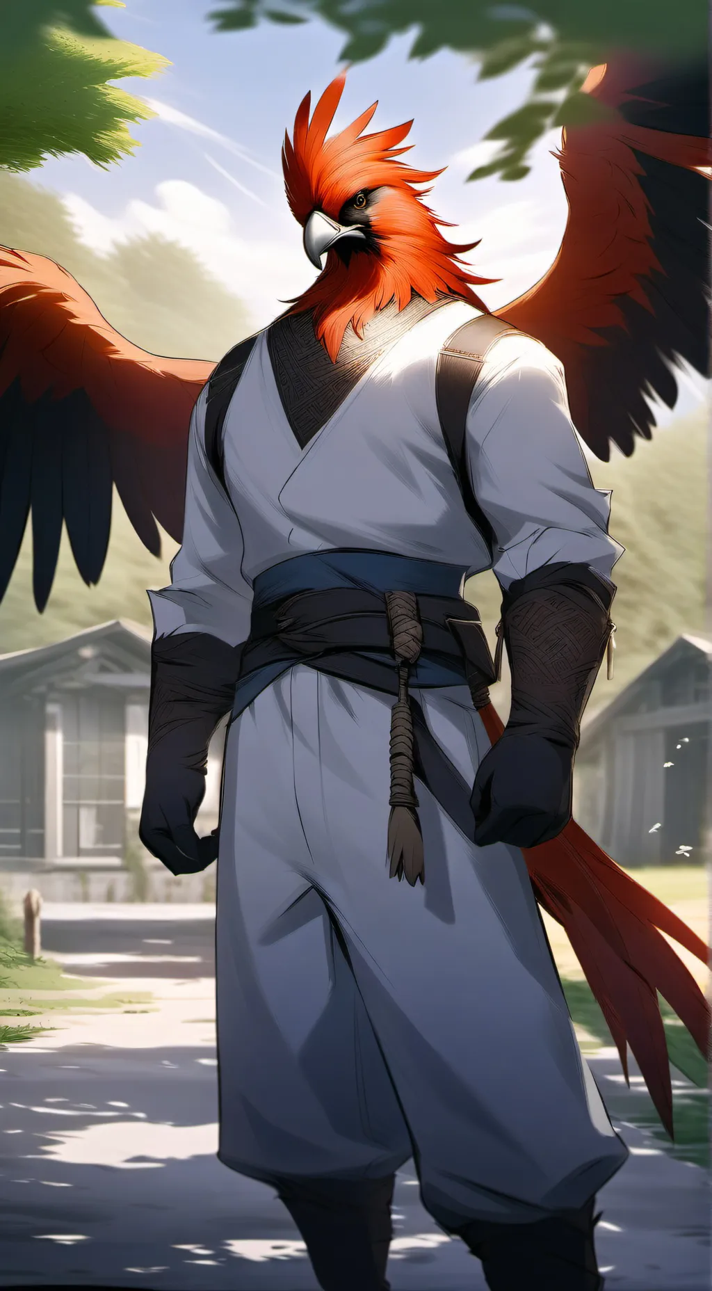ai character: Haruki Tōyama  background