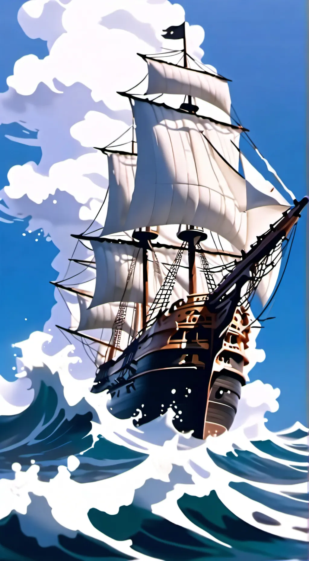 ai character: Erasermic pirate  background