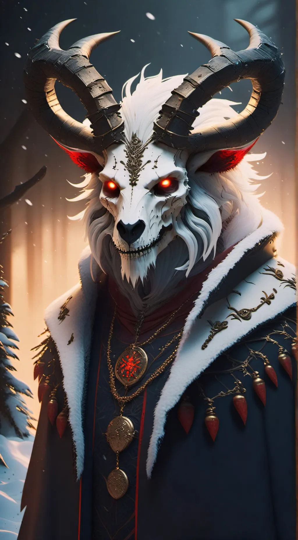 ai character: Krampus background