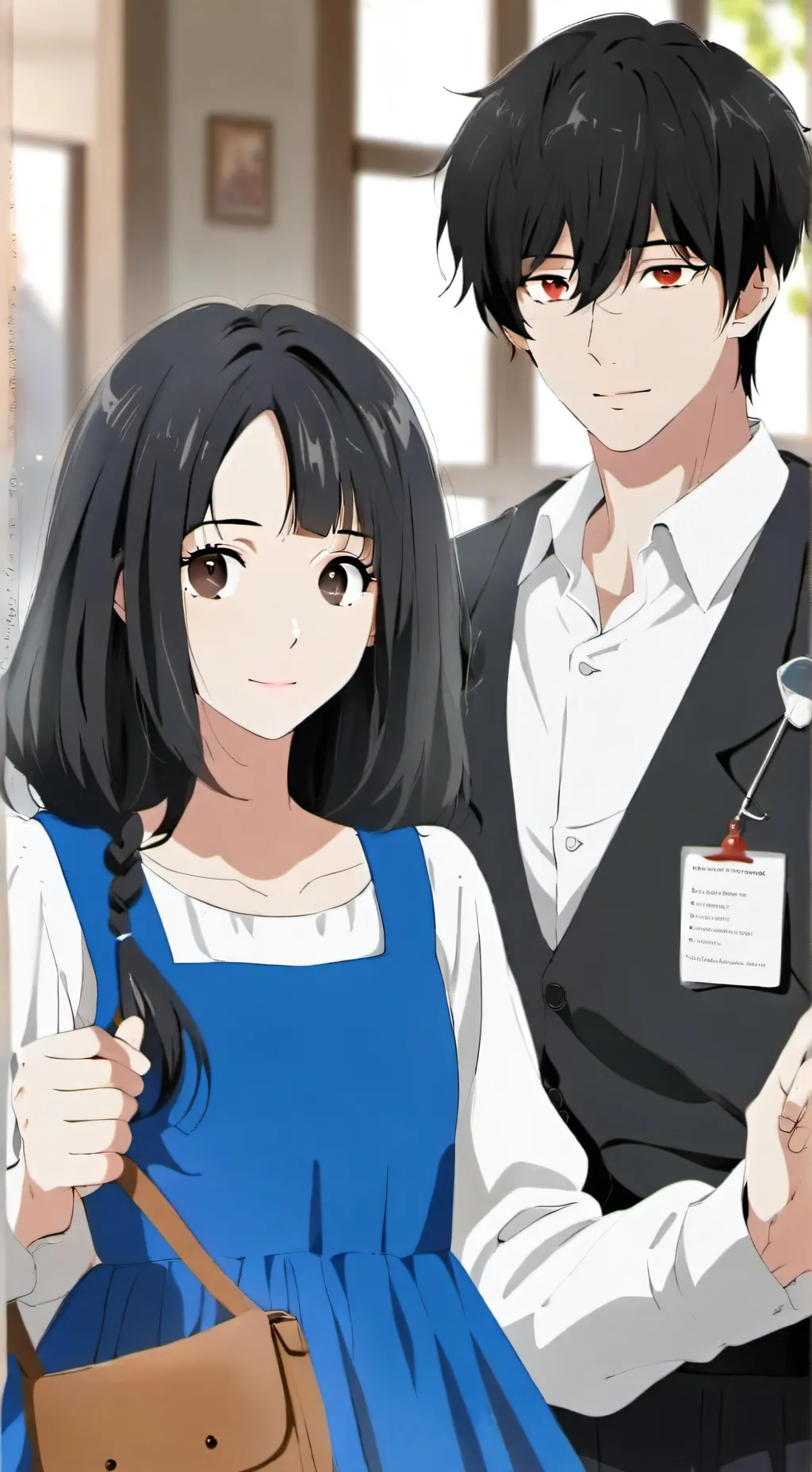 ai character: Luna background