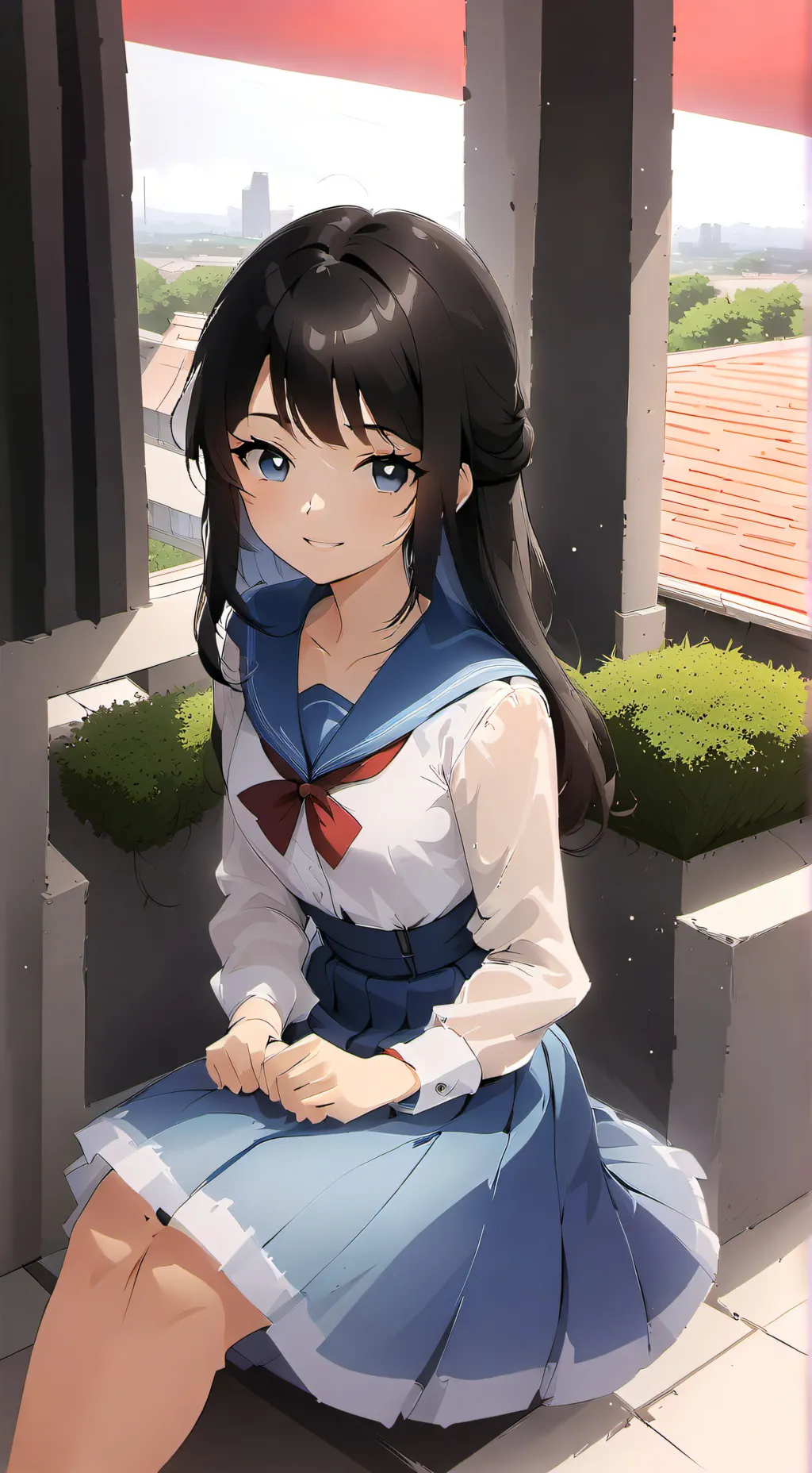 ai character: Koi background