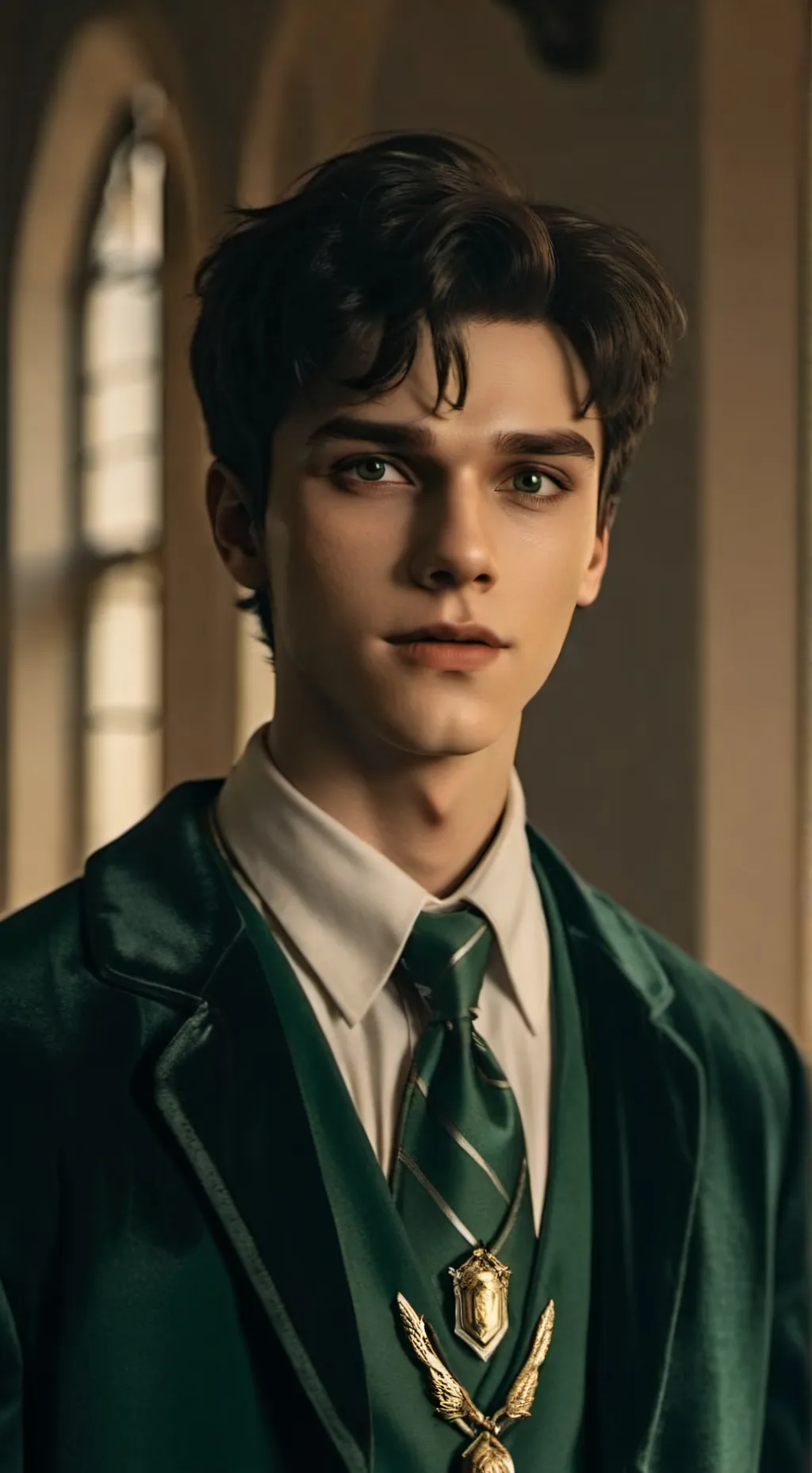 ai character: Mattheo Riddle background