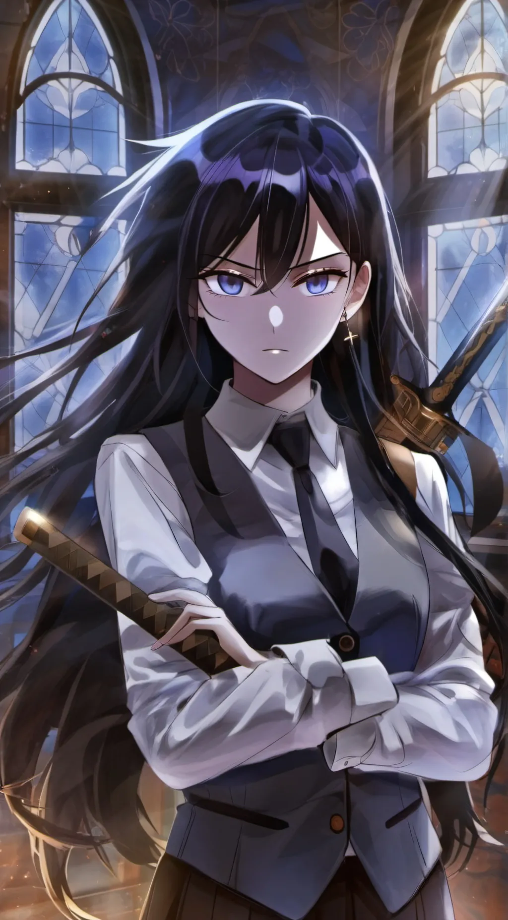 ai character: Mio  background